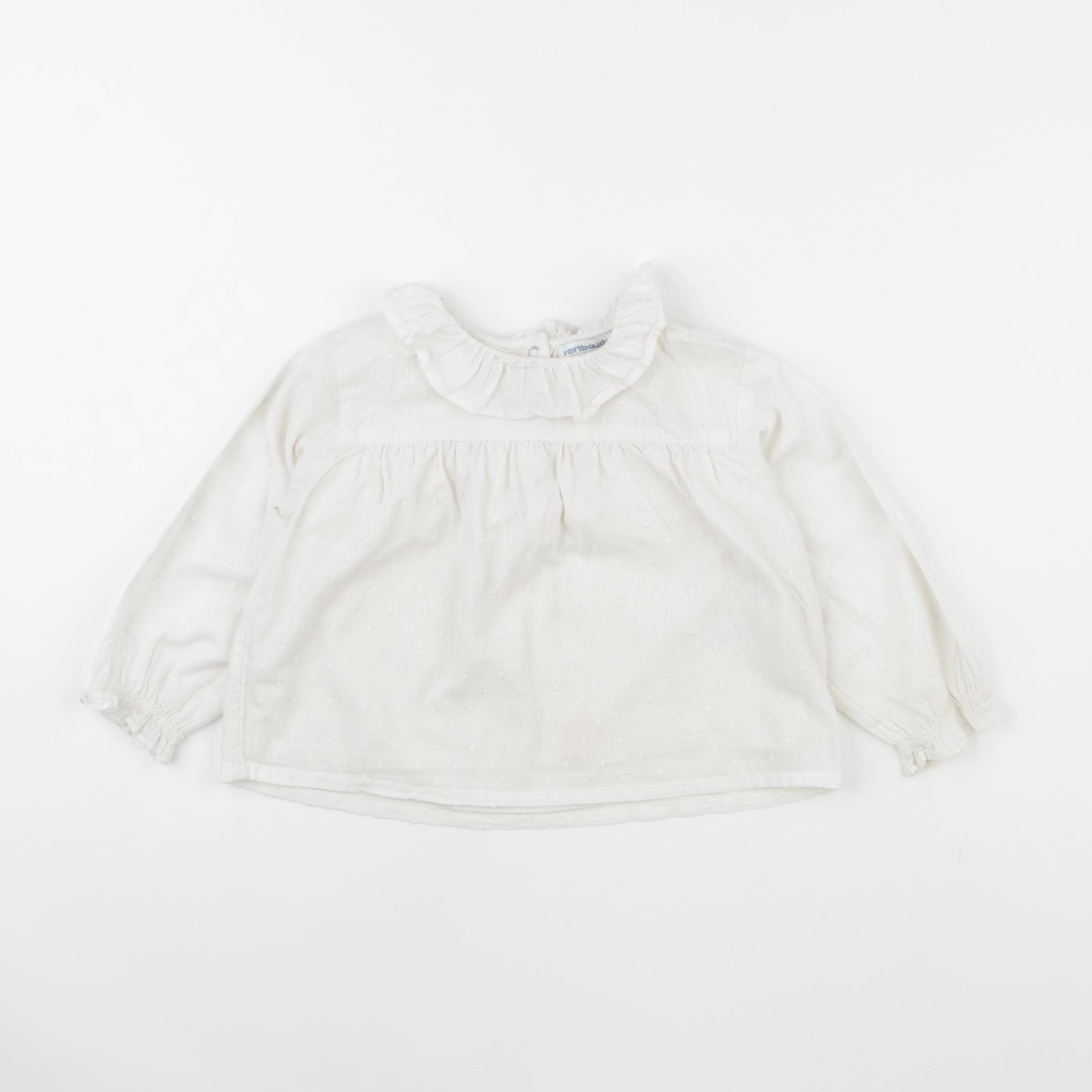 Vertbaudet - blouse blanc - 2 ans