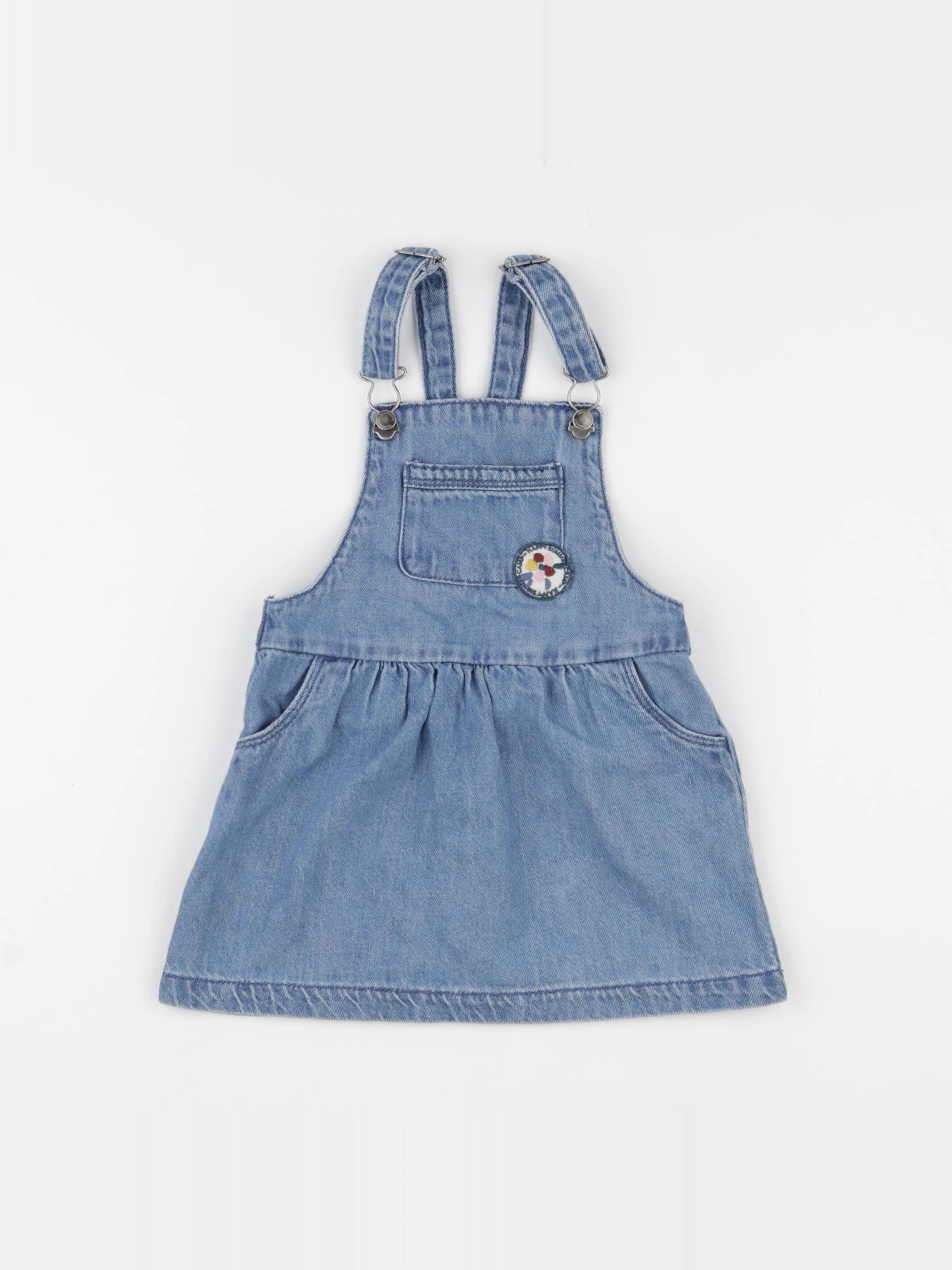 Vertbaudet - robe bleu - 24 mois