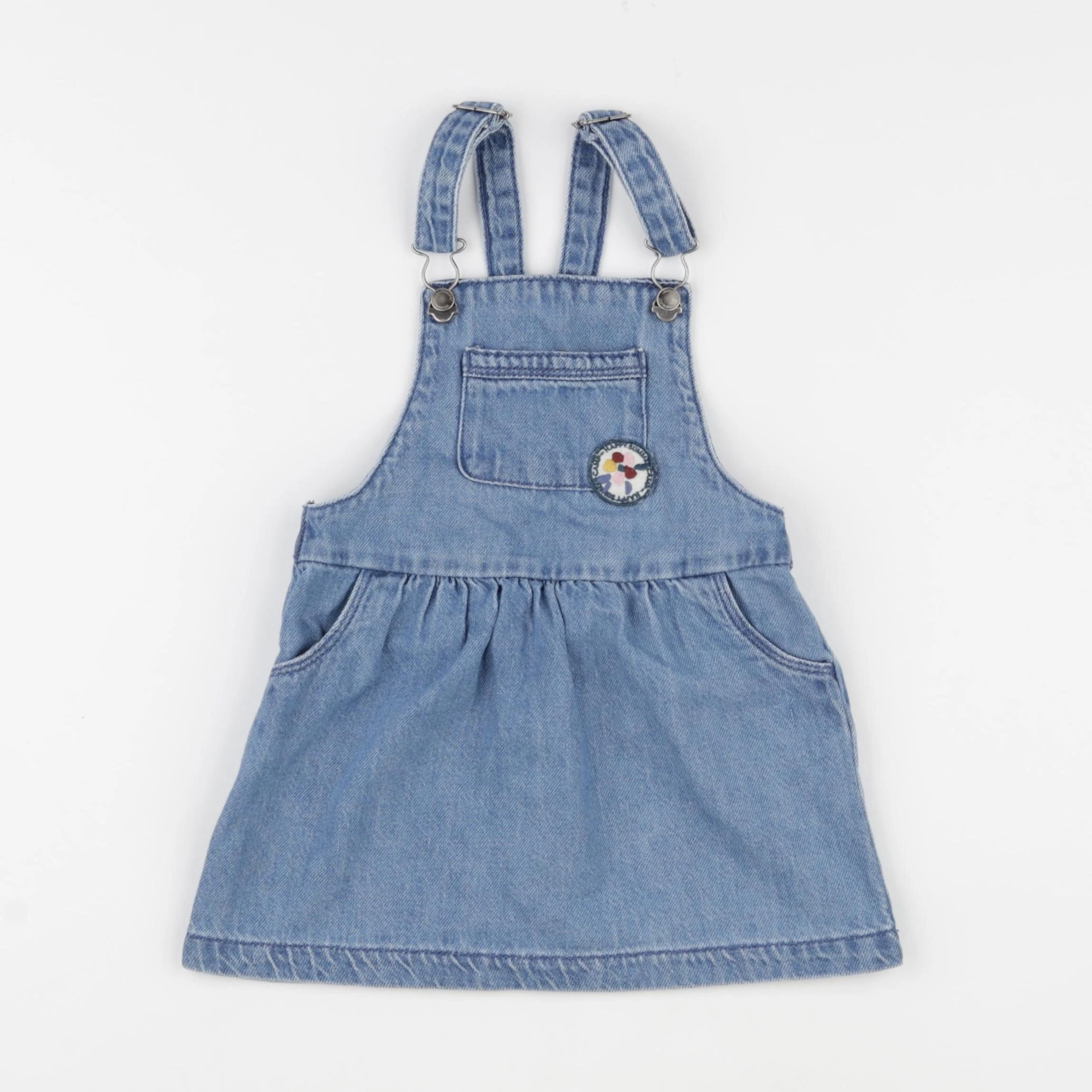 Vertbaudet - robe bleu - 24 mois