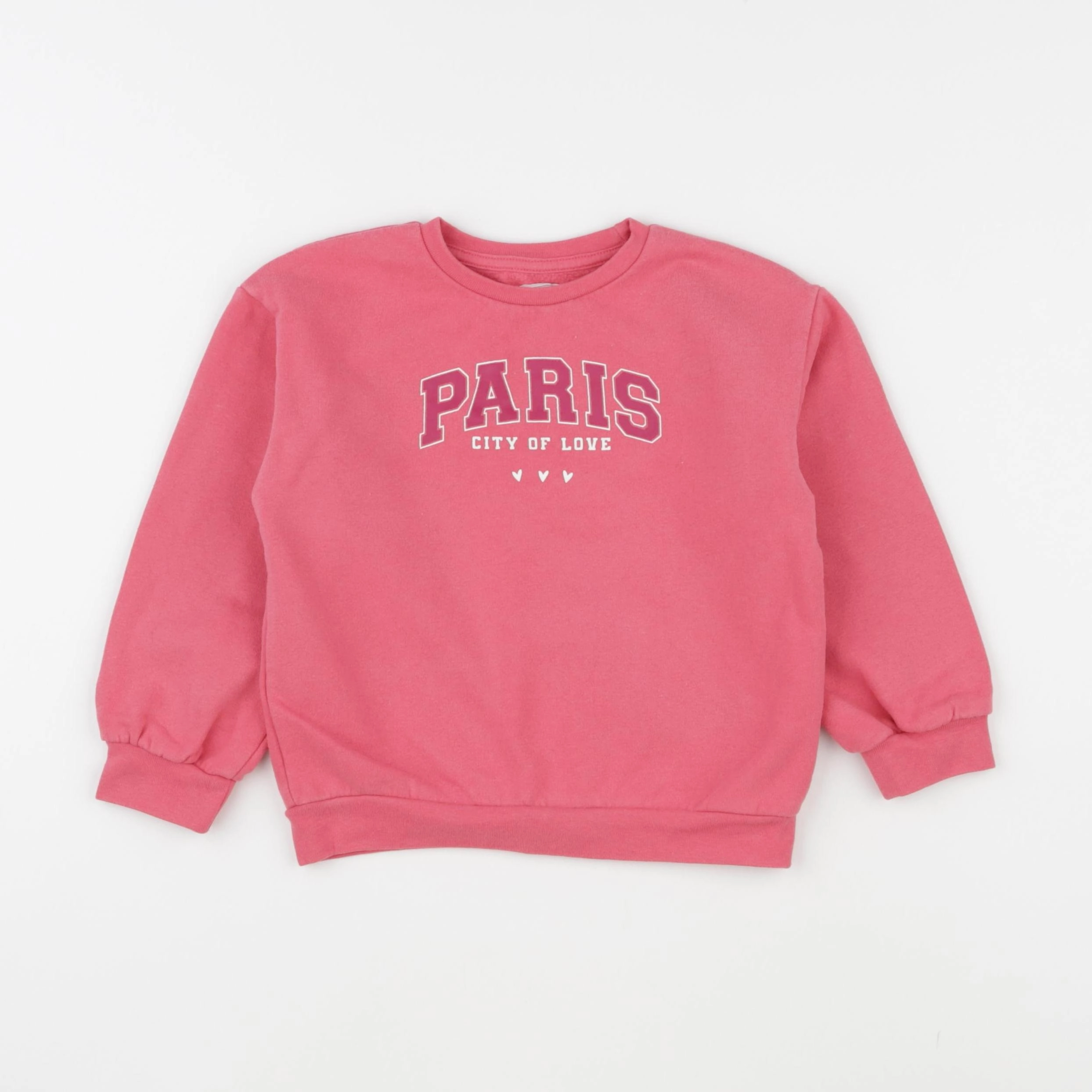 Vertbaudet - sweat rose - 4 ans
