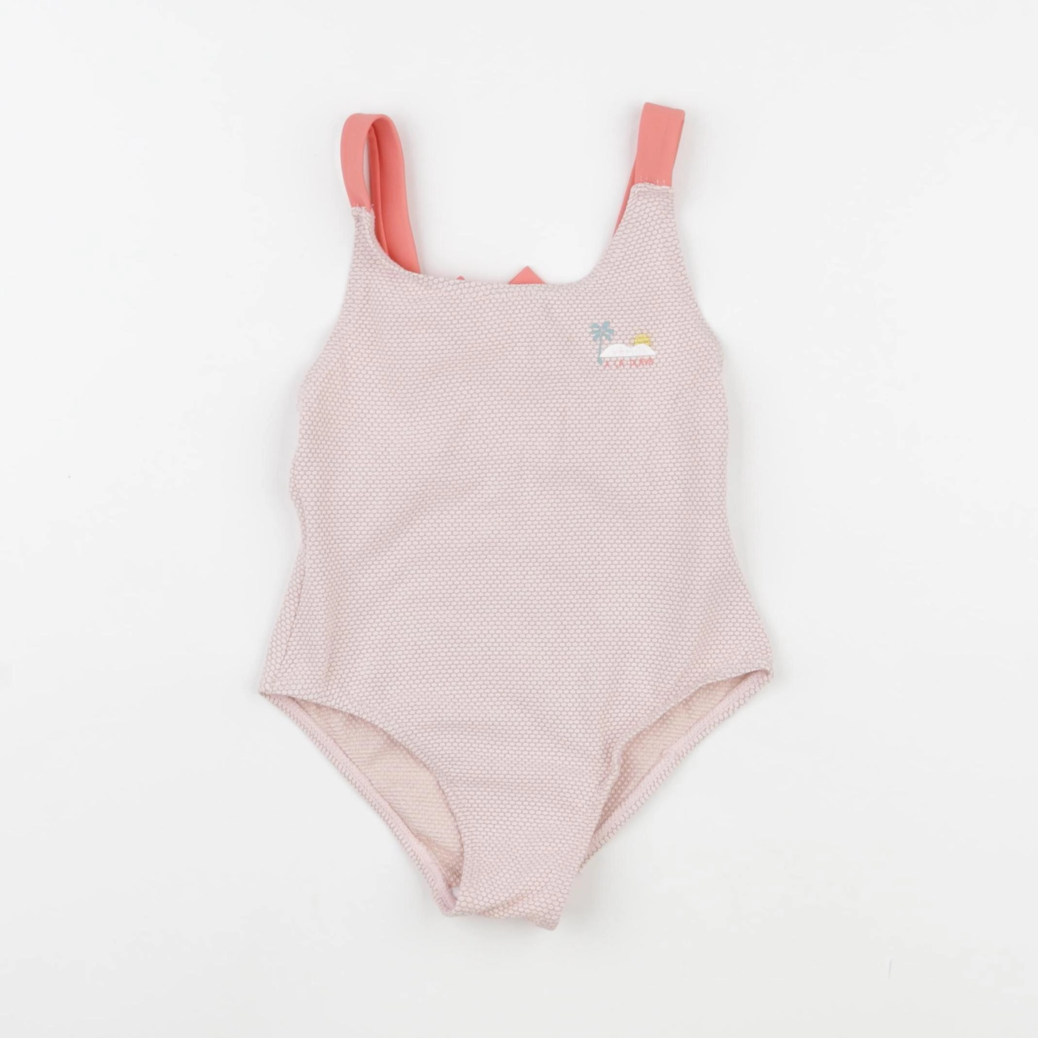 Vertbaudet - maillot de bain rose - 4 ans