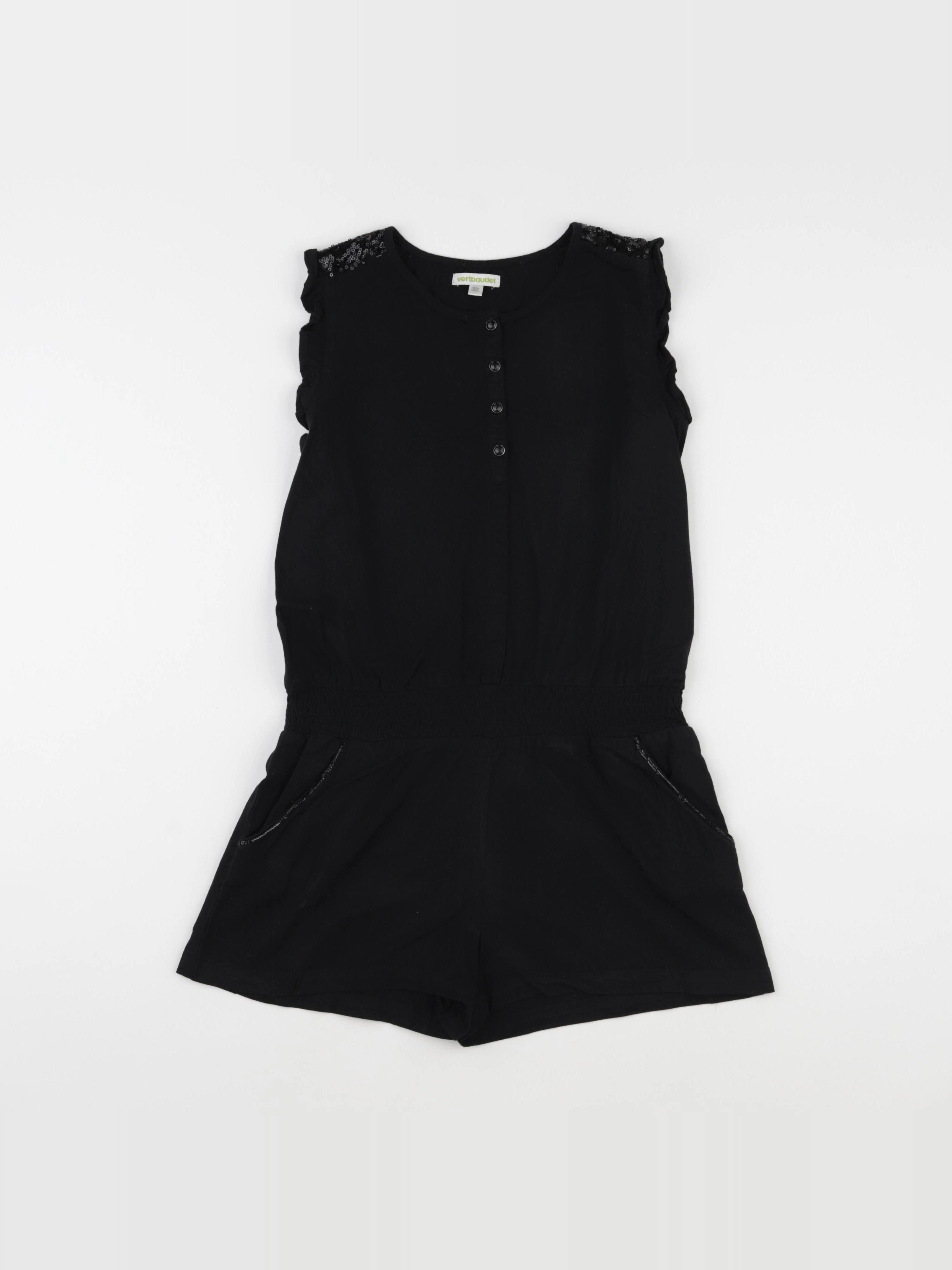Vertbaudet - combinaison noir - 10 ans