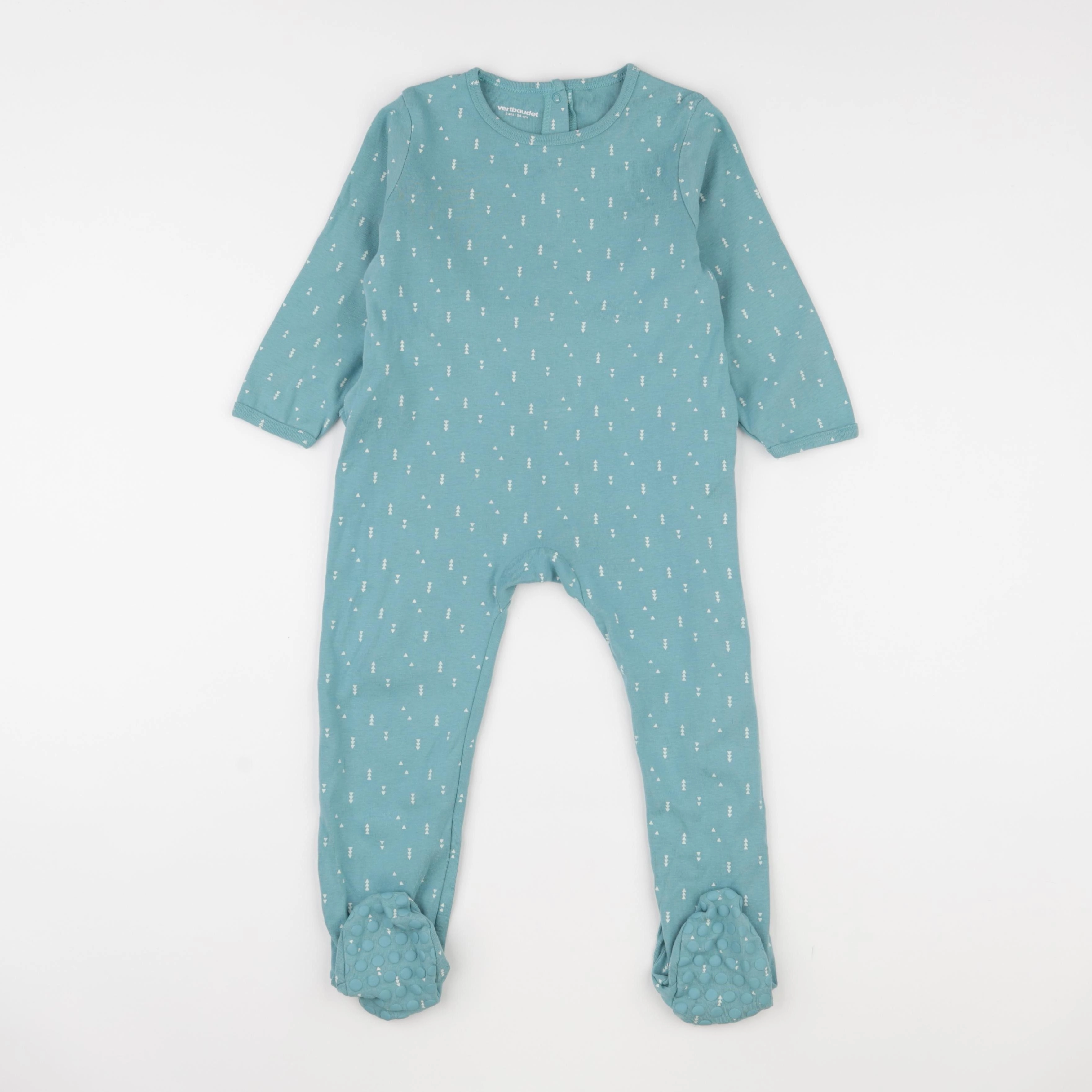 Vertbaudet - pyjama coton bleu - 3 ans