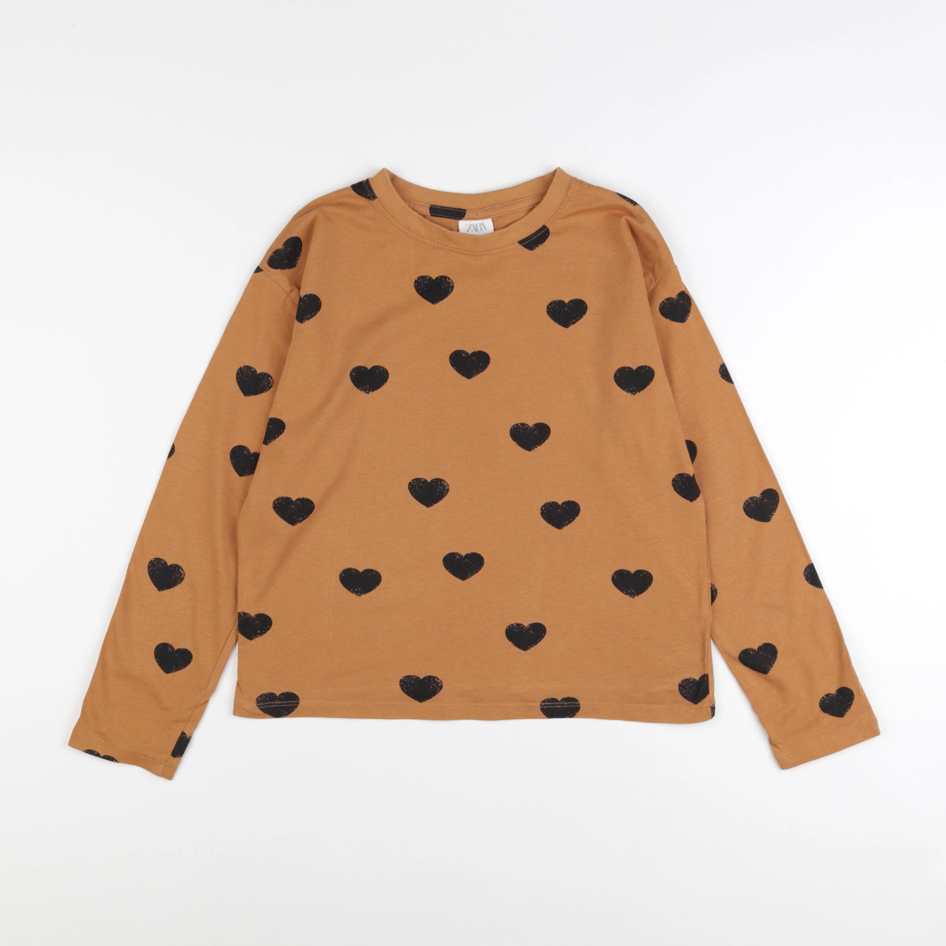 Zara - tee-shirt marron - 10 ans