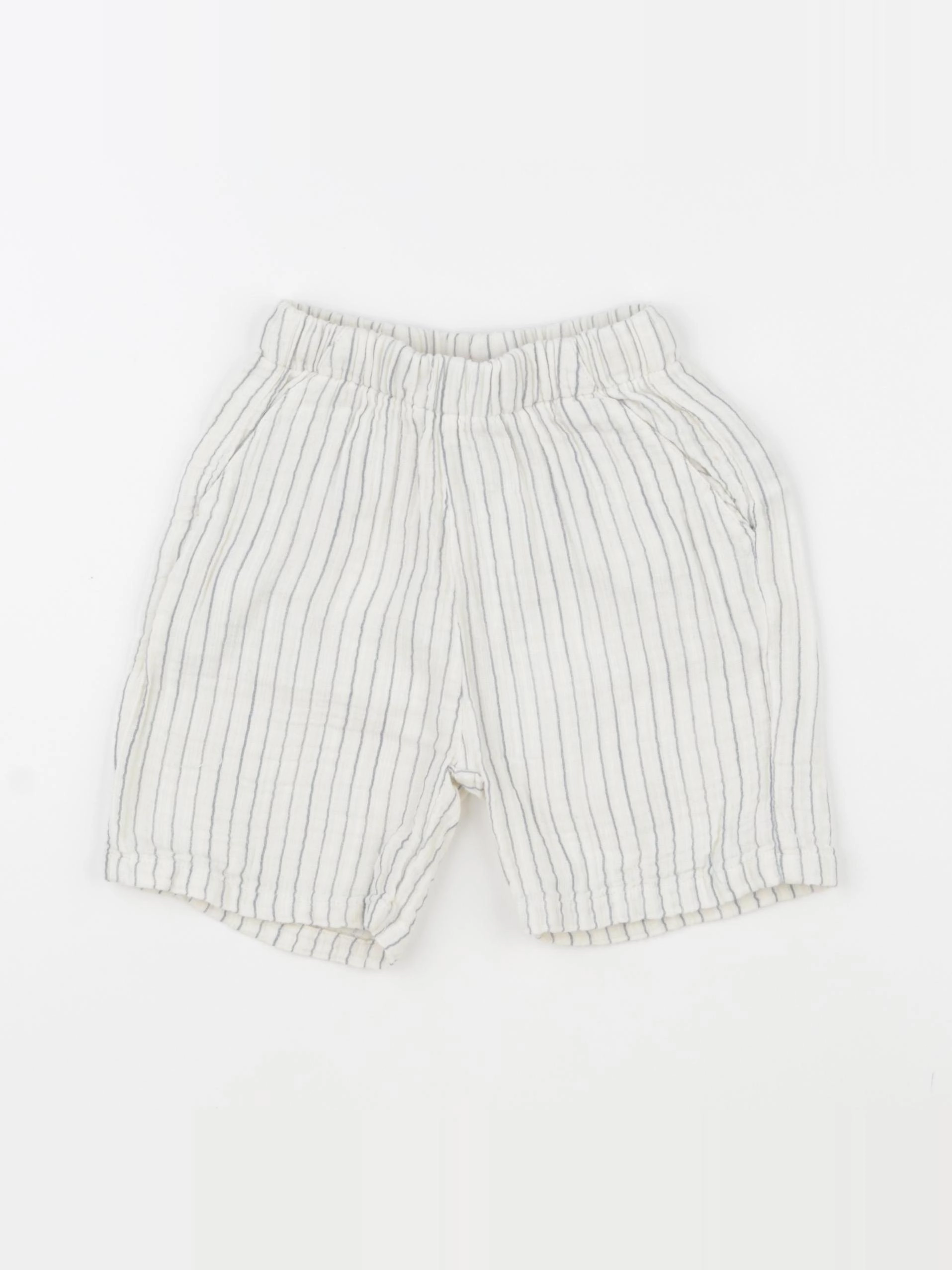 Zara - short bleu, blanc - 6 ans