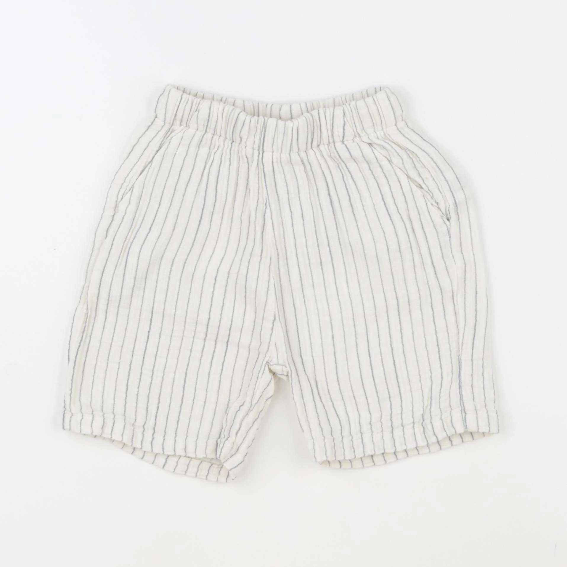 Zara - short bleu, blanc - 6 ans