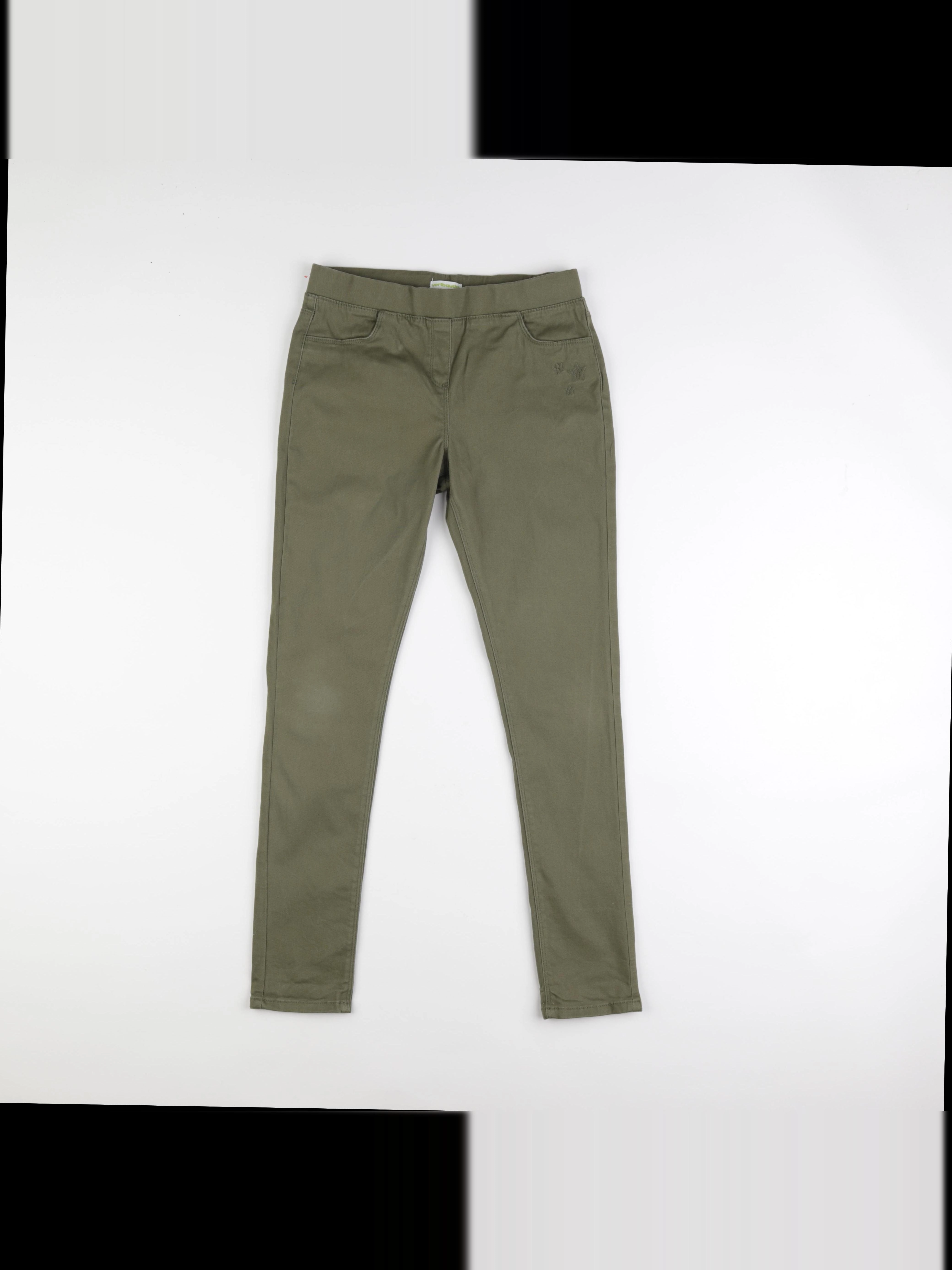 Vertbaudet - jegging vert - 12 ans