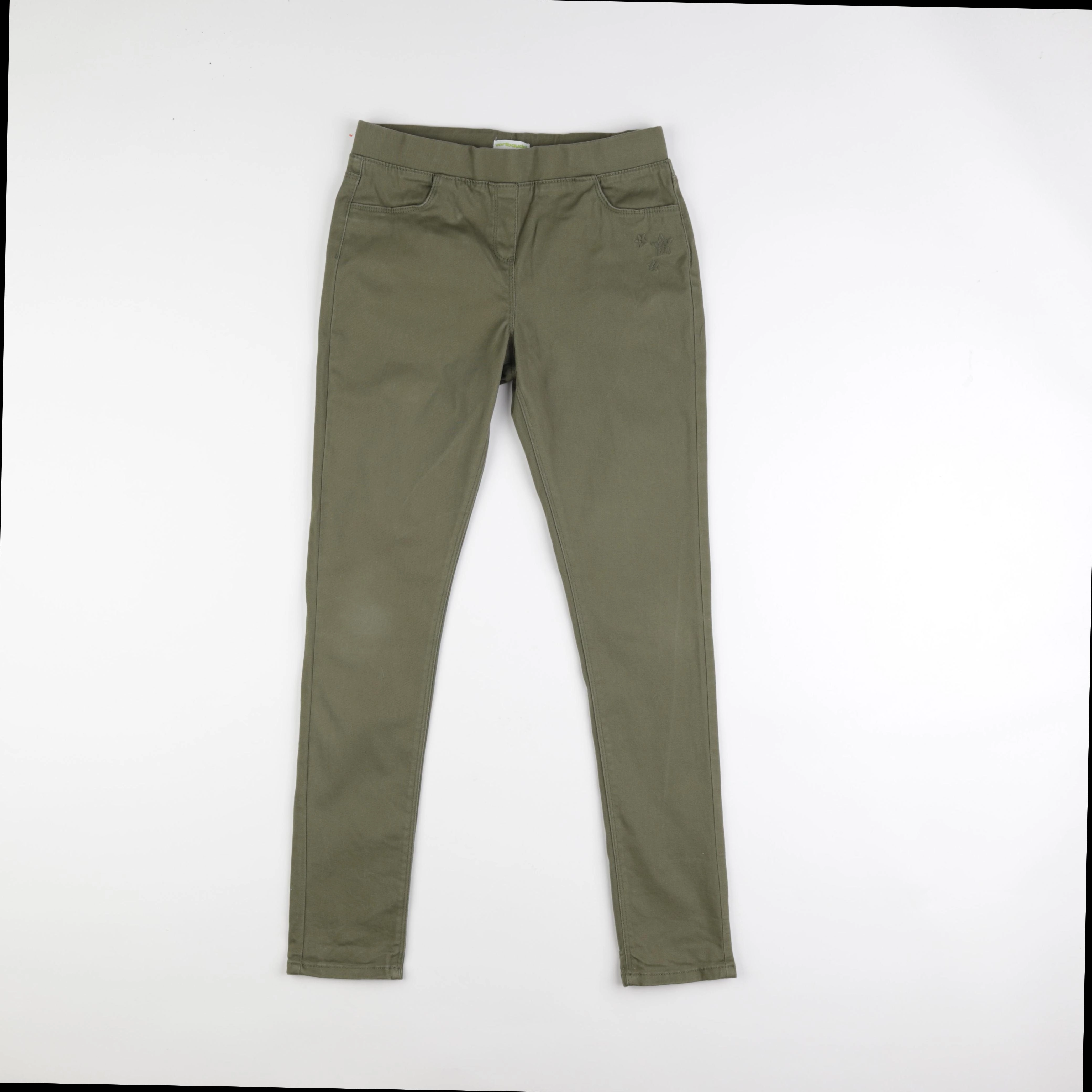 Vertbaudet - jegging vert - 12 ans