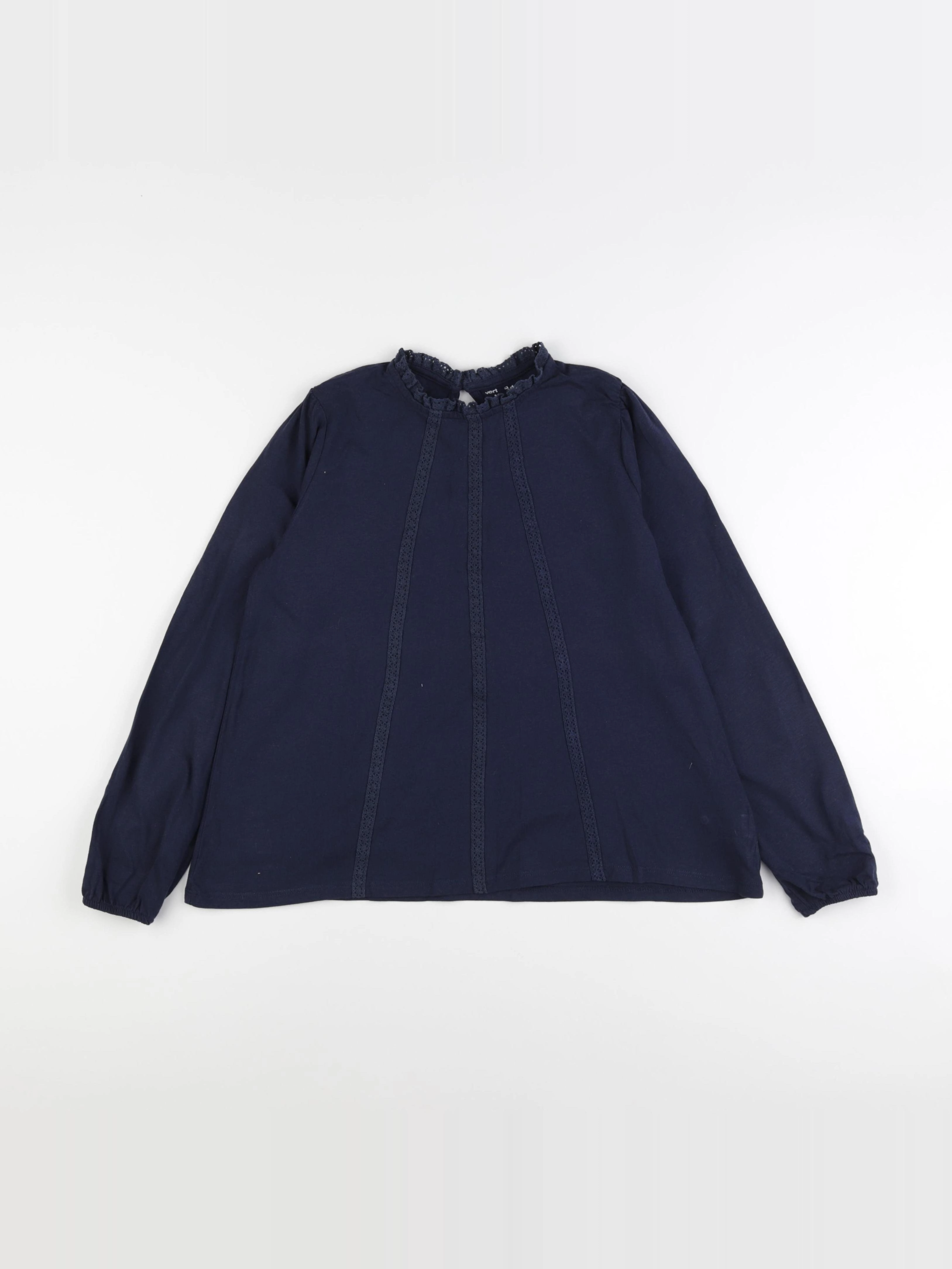 Vertbaudet - tee-shirt bleu - 11/12 ans