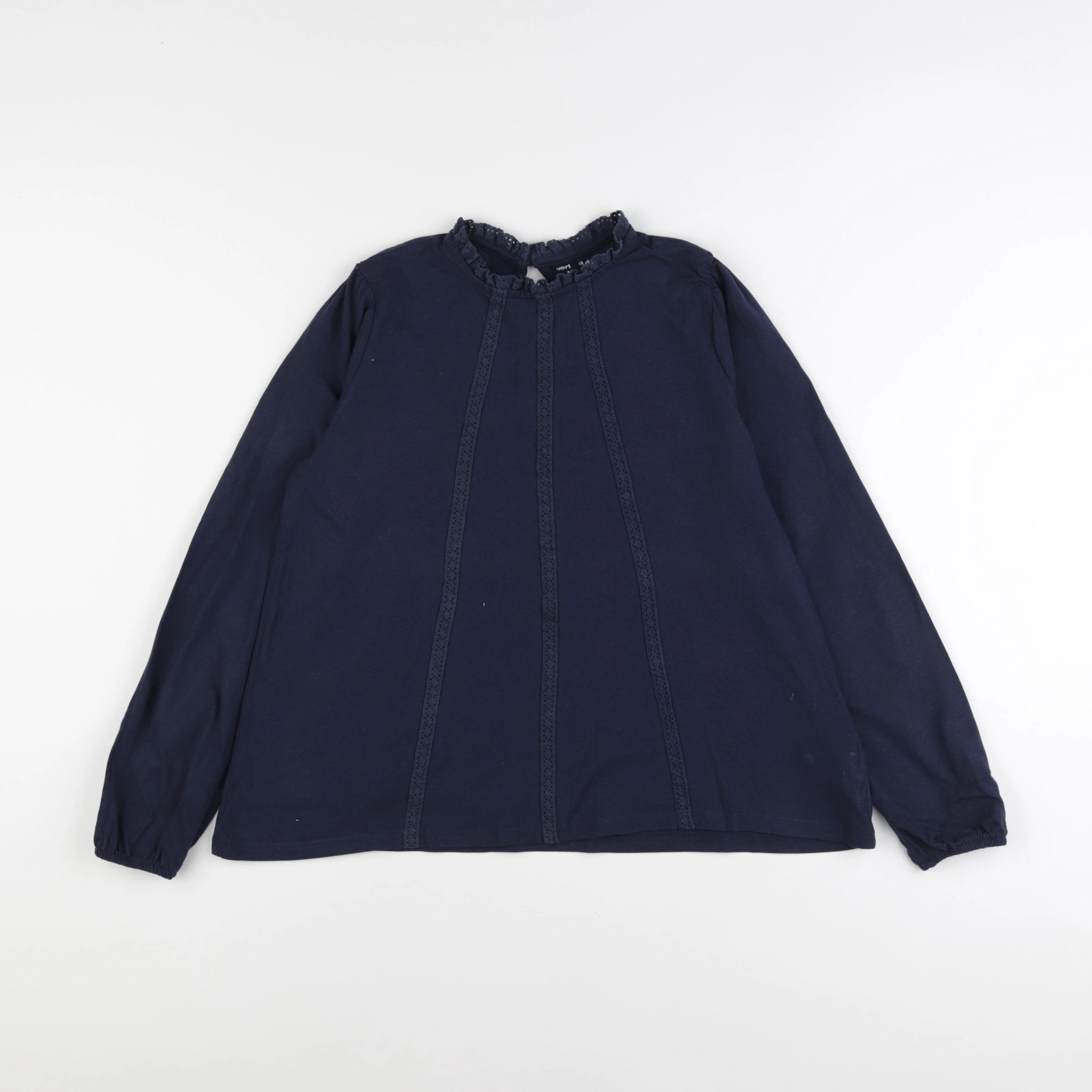 Vertbaudet - tee-shirt bleu - 11/12 ans
