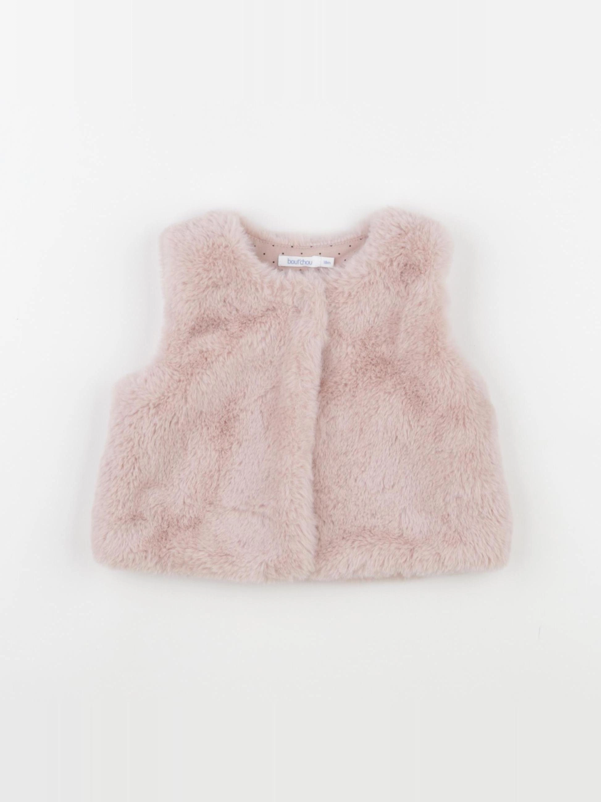 Boutchou - gilet rose - 18 mois