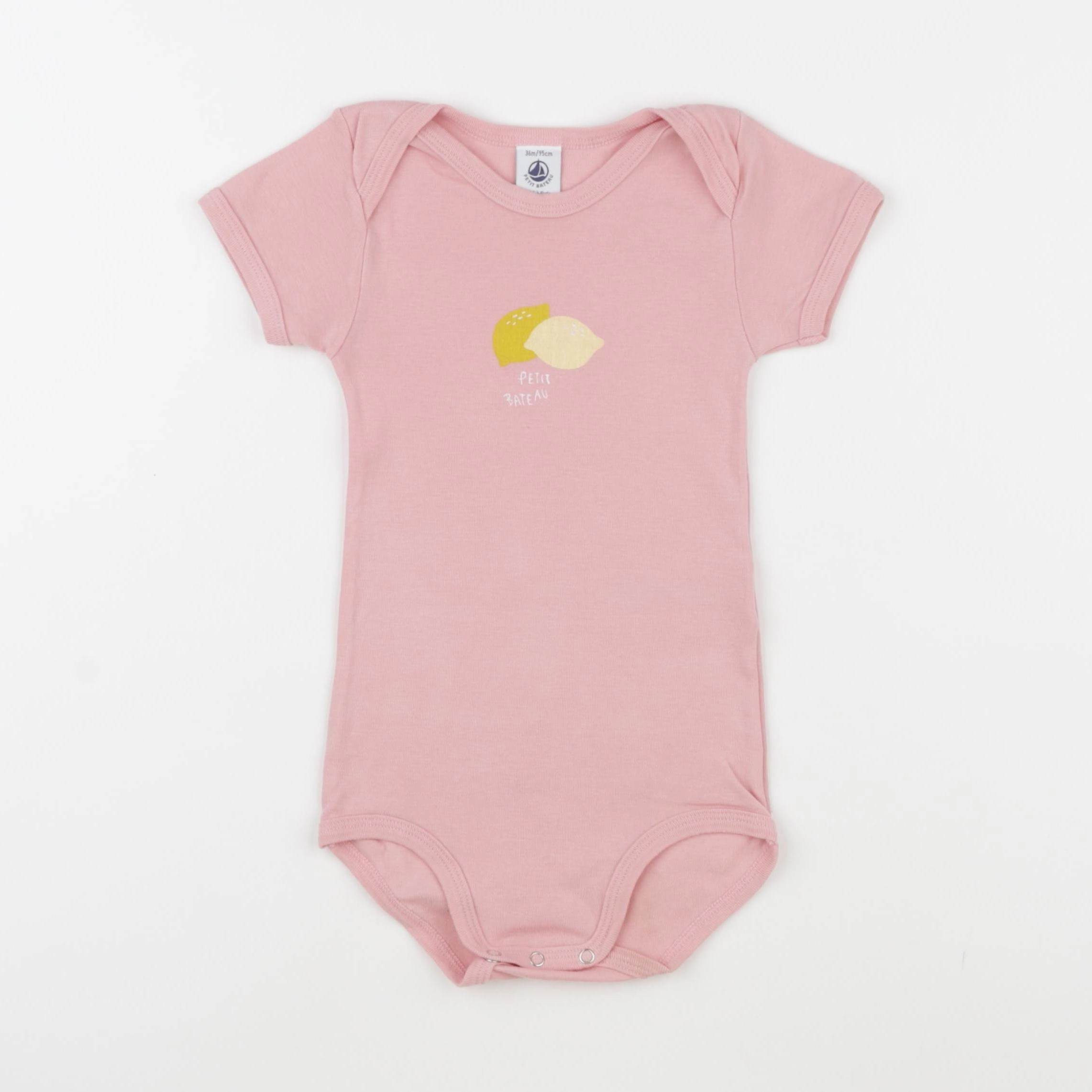 Petit Bateau - body rose - 36 mois