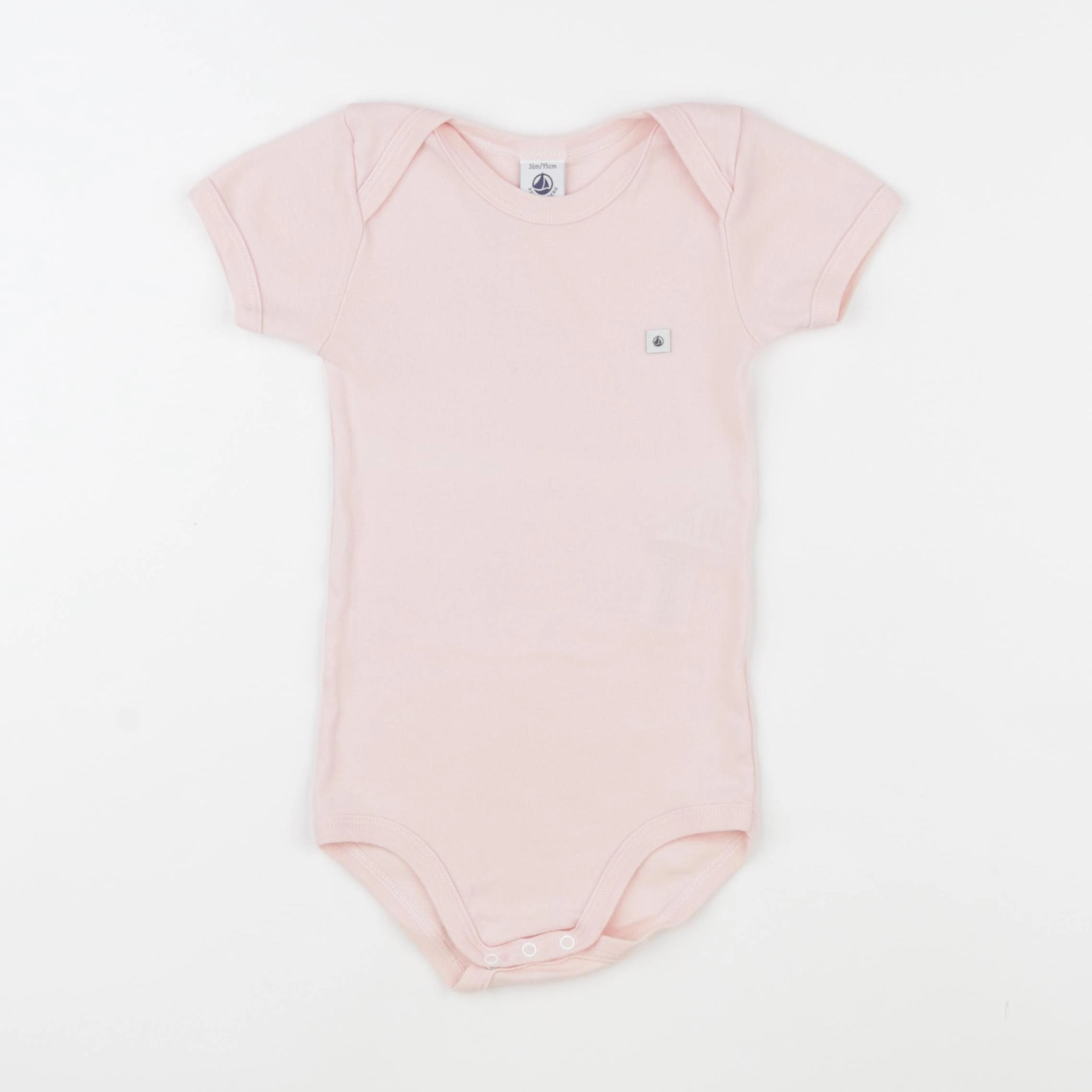 Petit Bateau - body rose - 36 mois