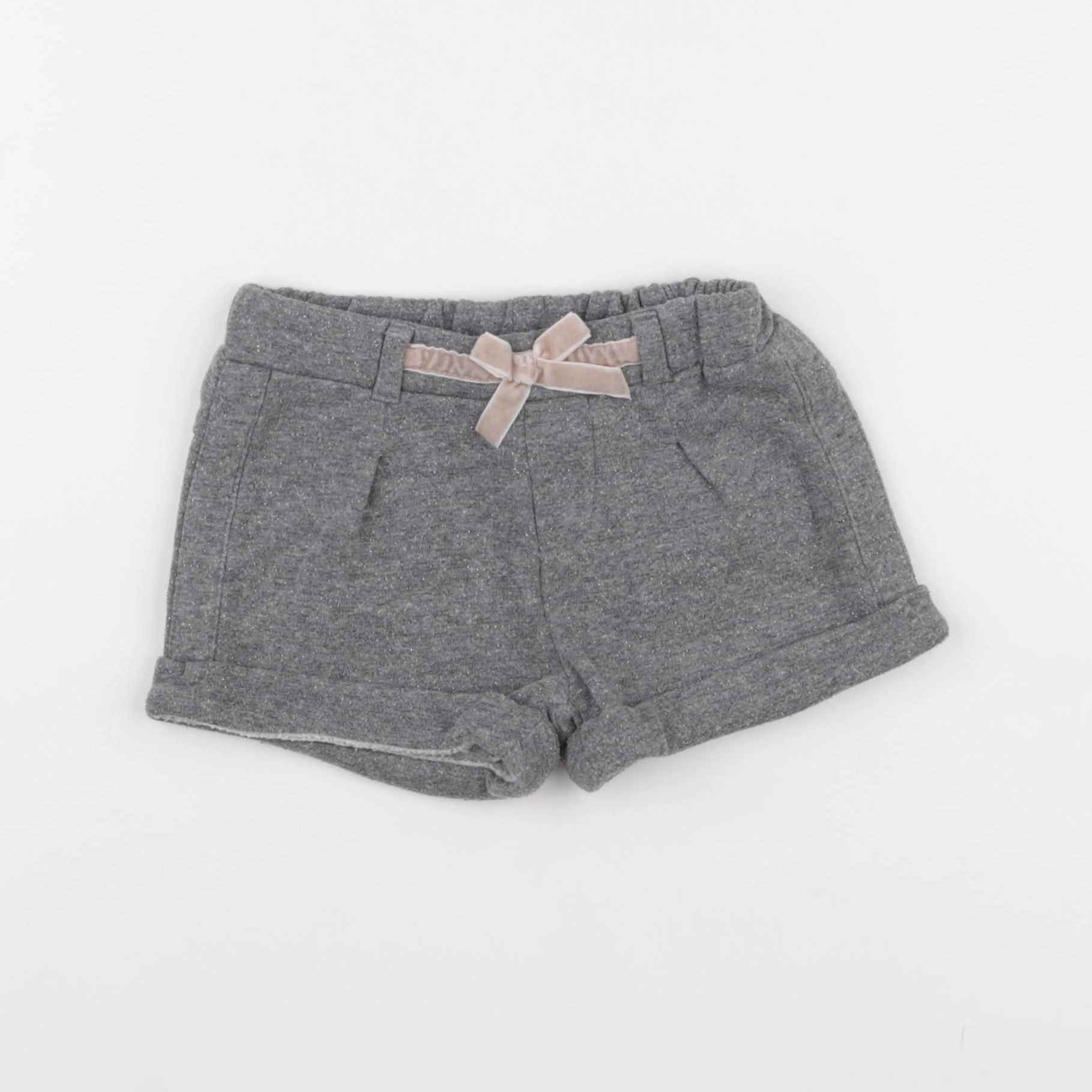 Vertbaudet - short gris - 18 mois