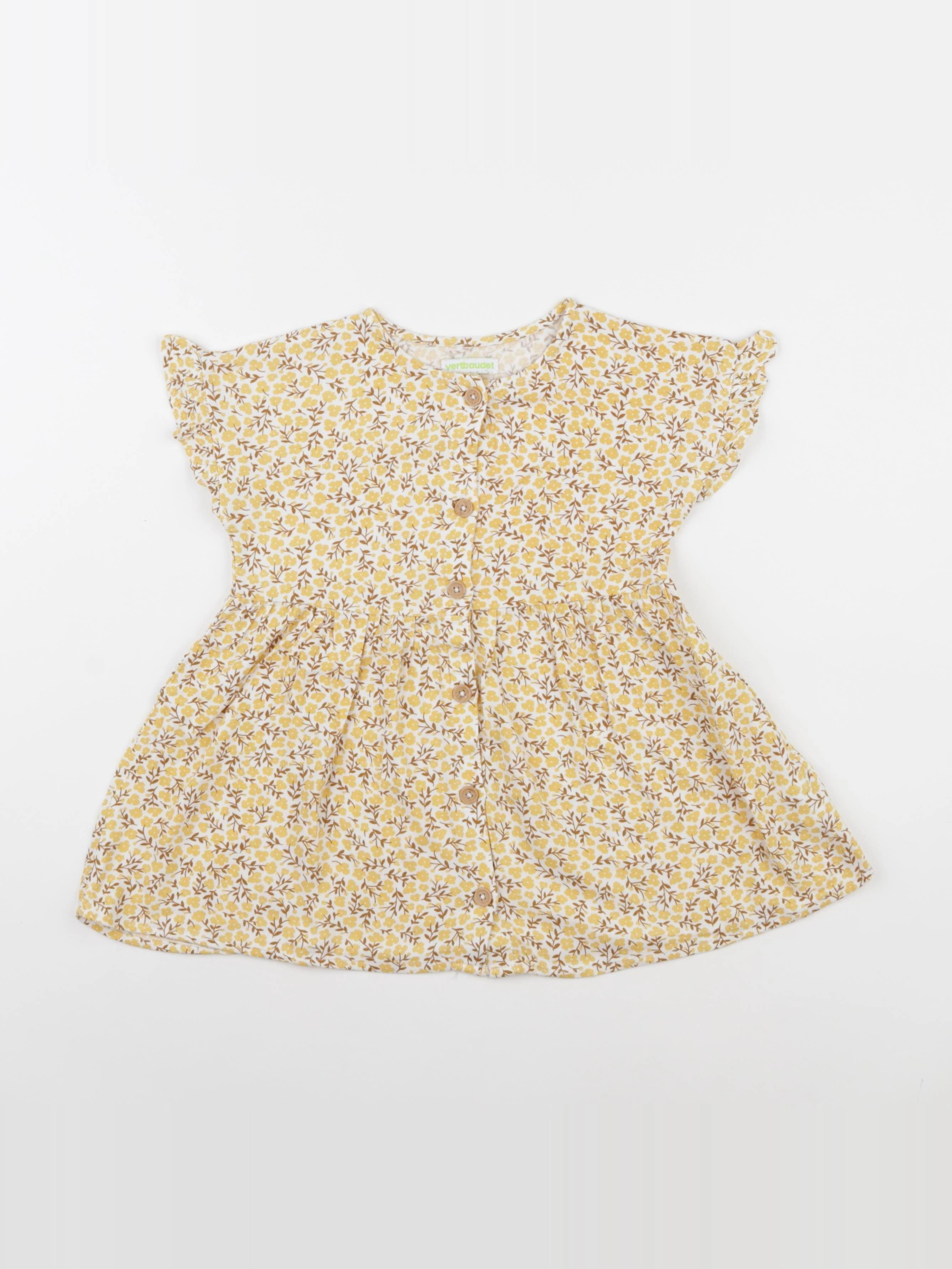 Vertbaudet - robe jaune - 3 ans