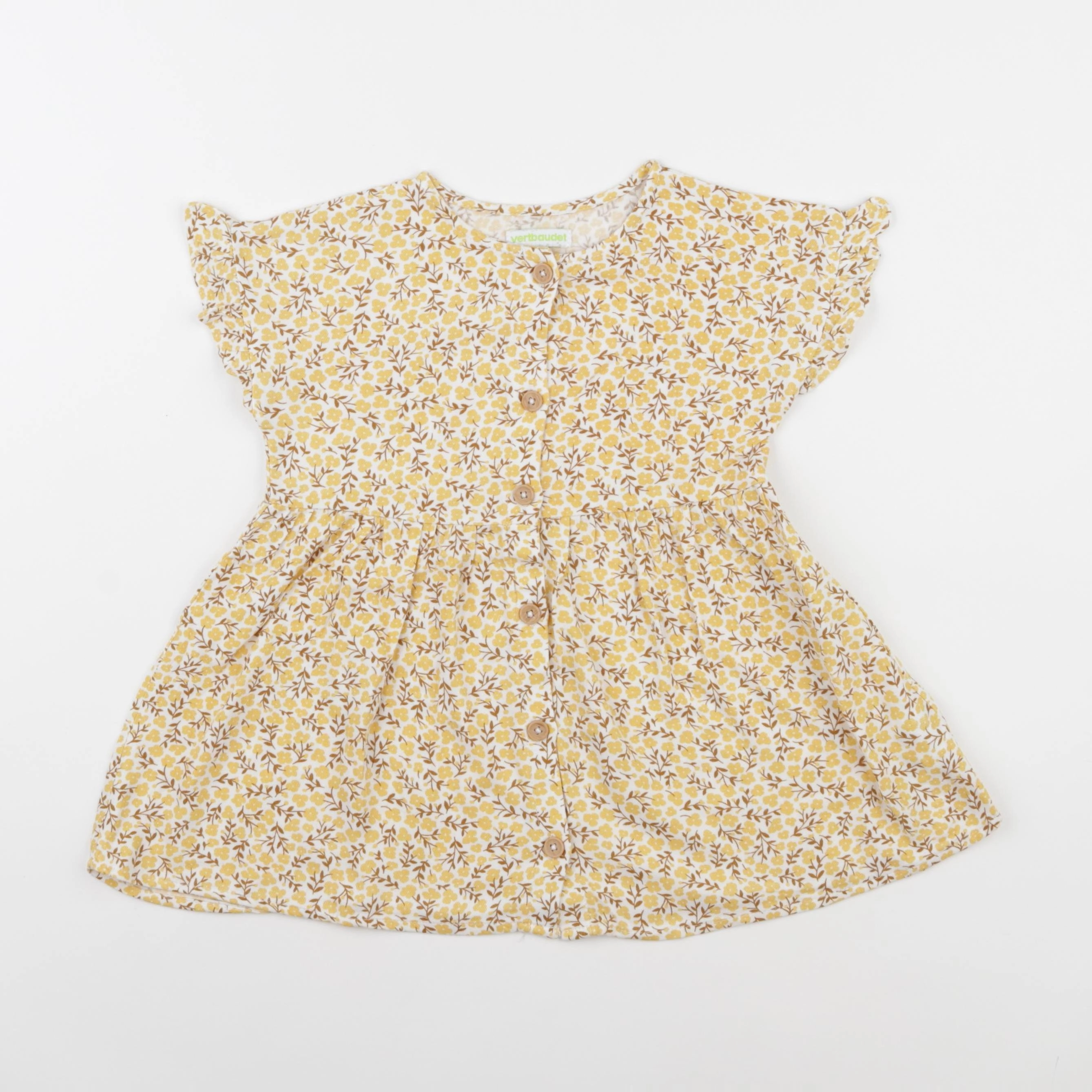 Vertbaudet - robe jaune - 3 ans