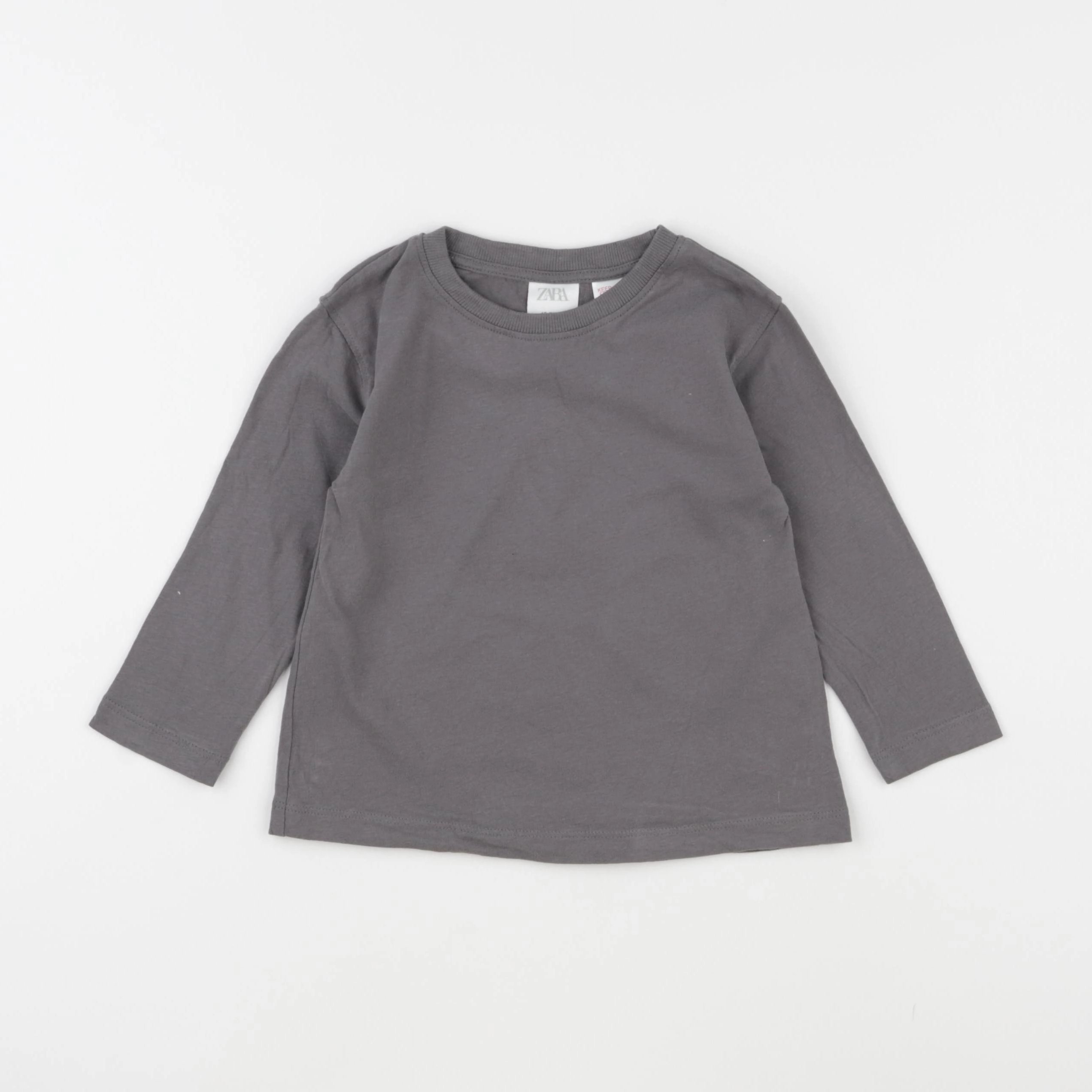 Zara - tee-shirt gris - 18/24 mois