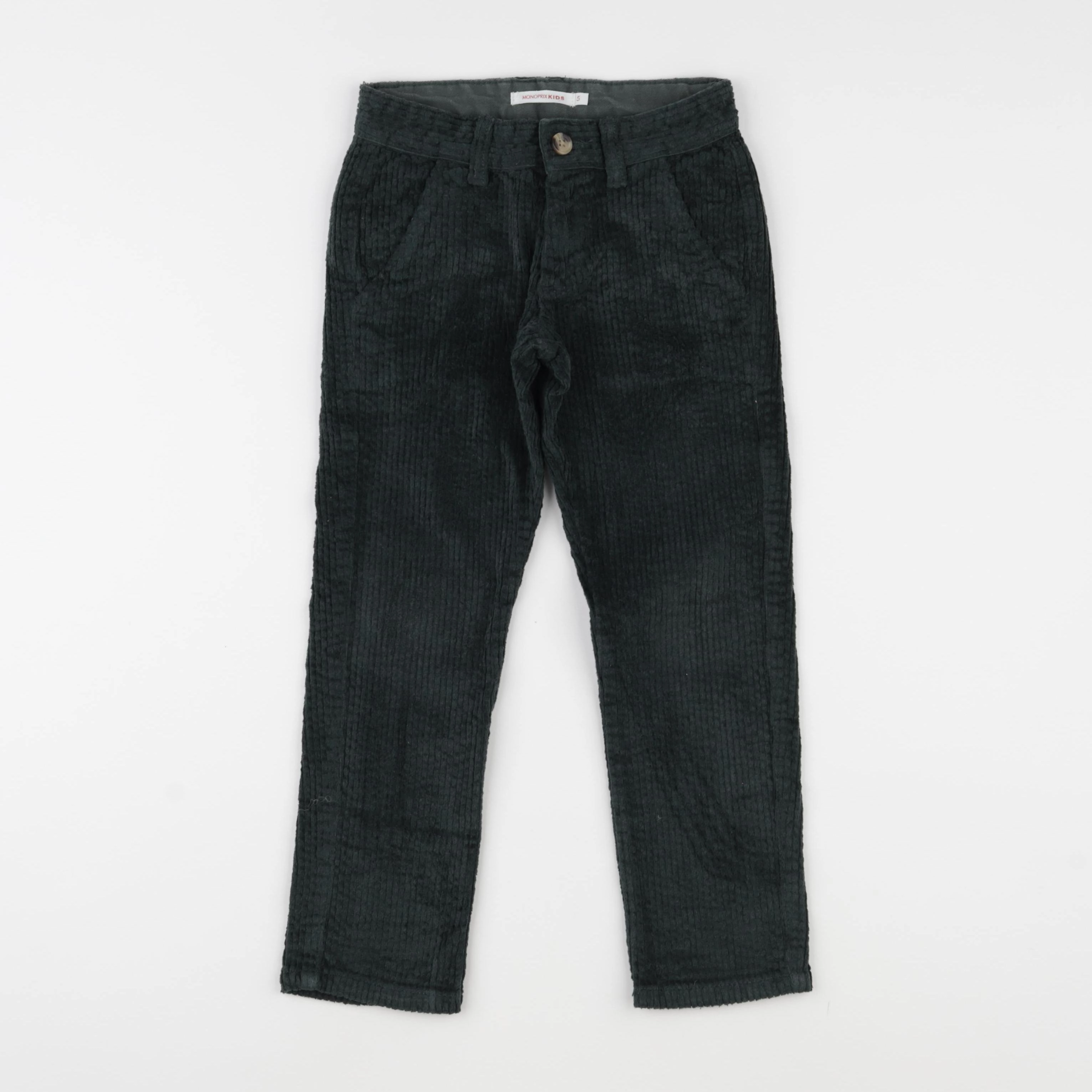 Monoprix - pantalon vert - 5 ans