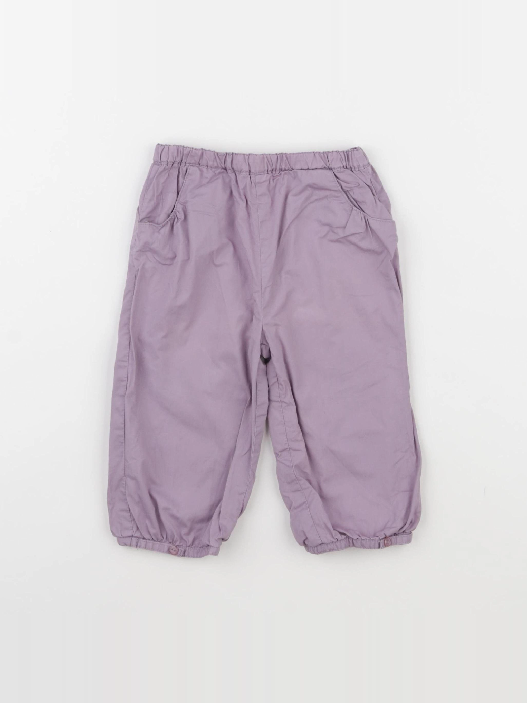 Boutchou - pantalon violet - 12 mois