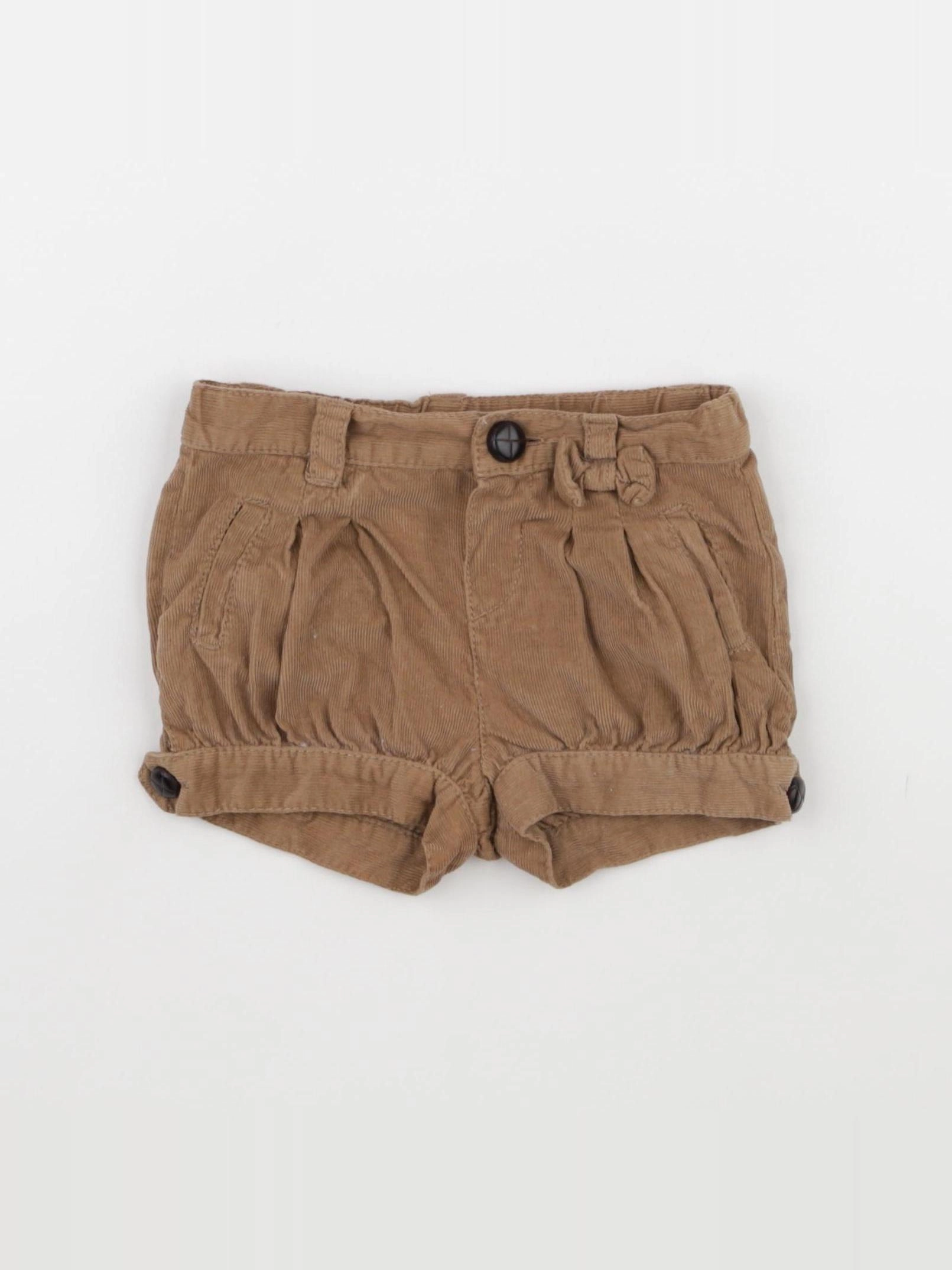 Zara - short marron - 9/12 mois
