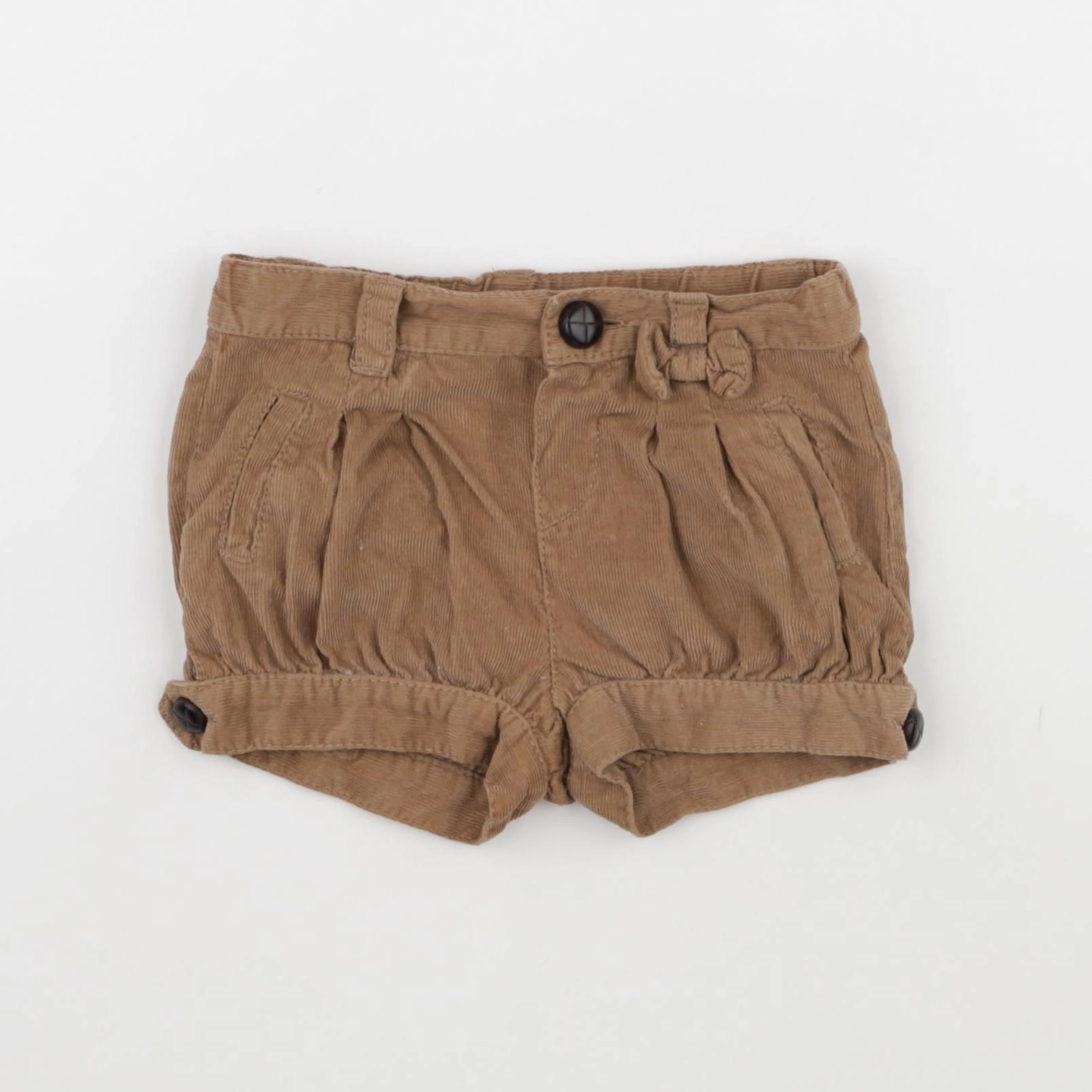 Zara - short marron - 9/12 mois