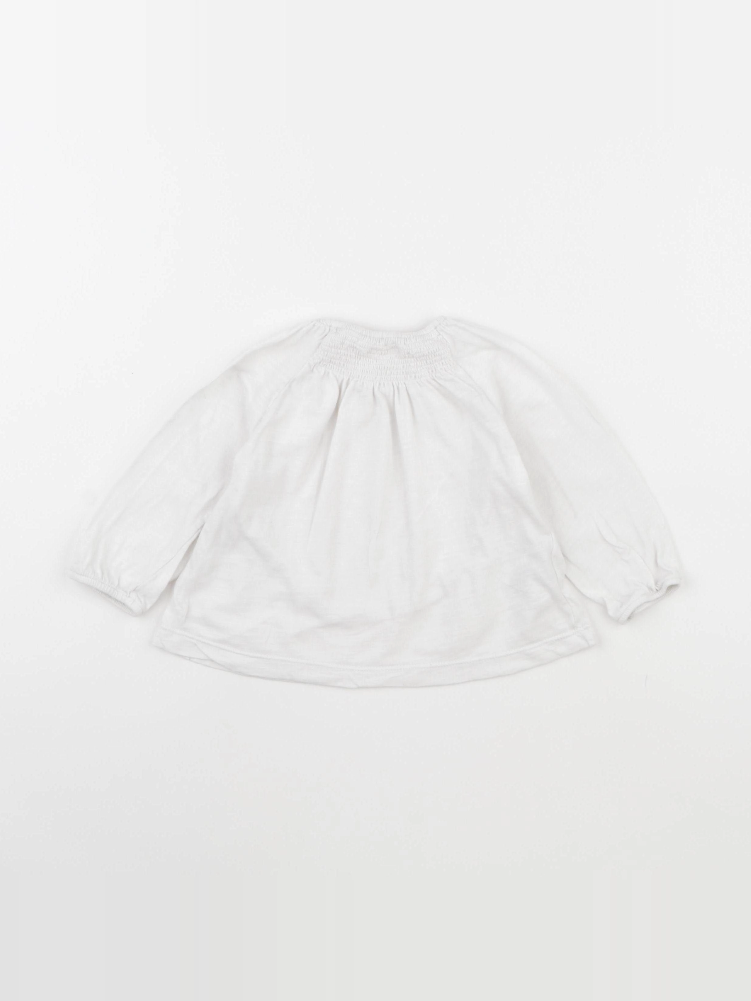 H&M - tee-shirt blanc - 9/12 mois