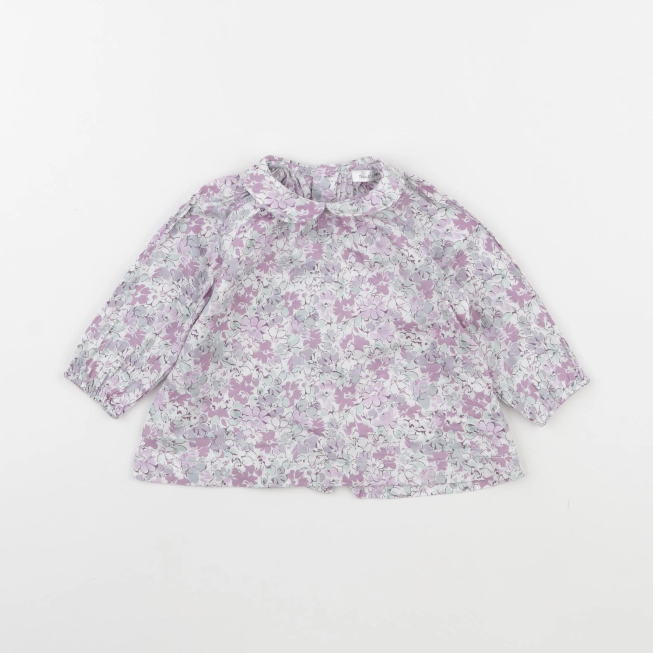 Boutchou - blouse violet - 9 mois