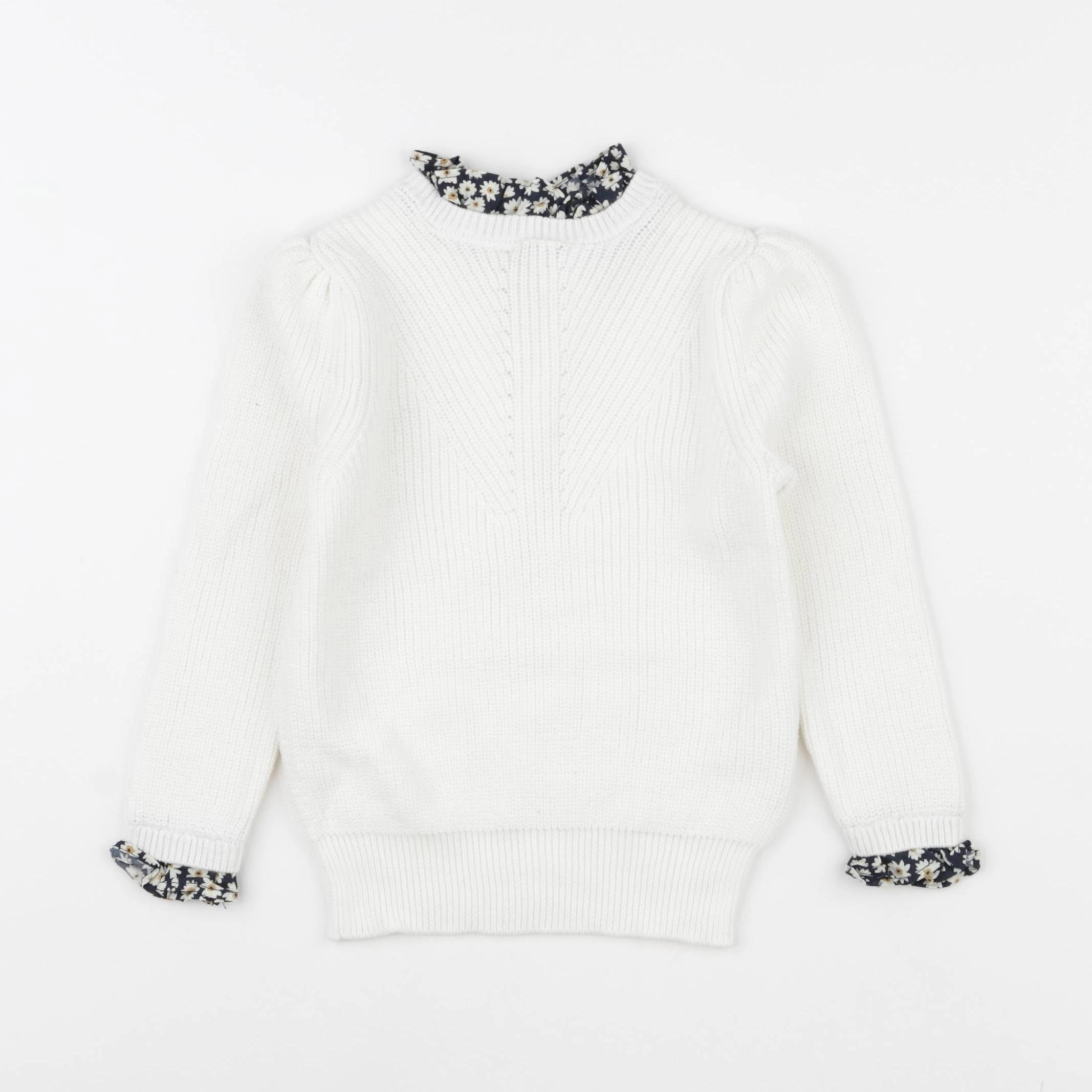 Monoprix - pull beige - 3 ans