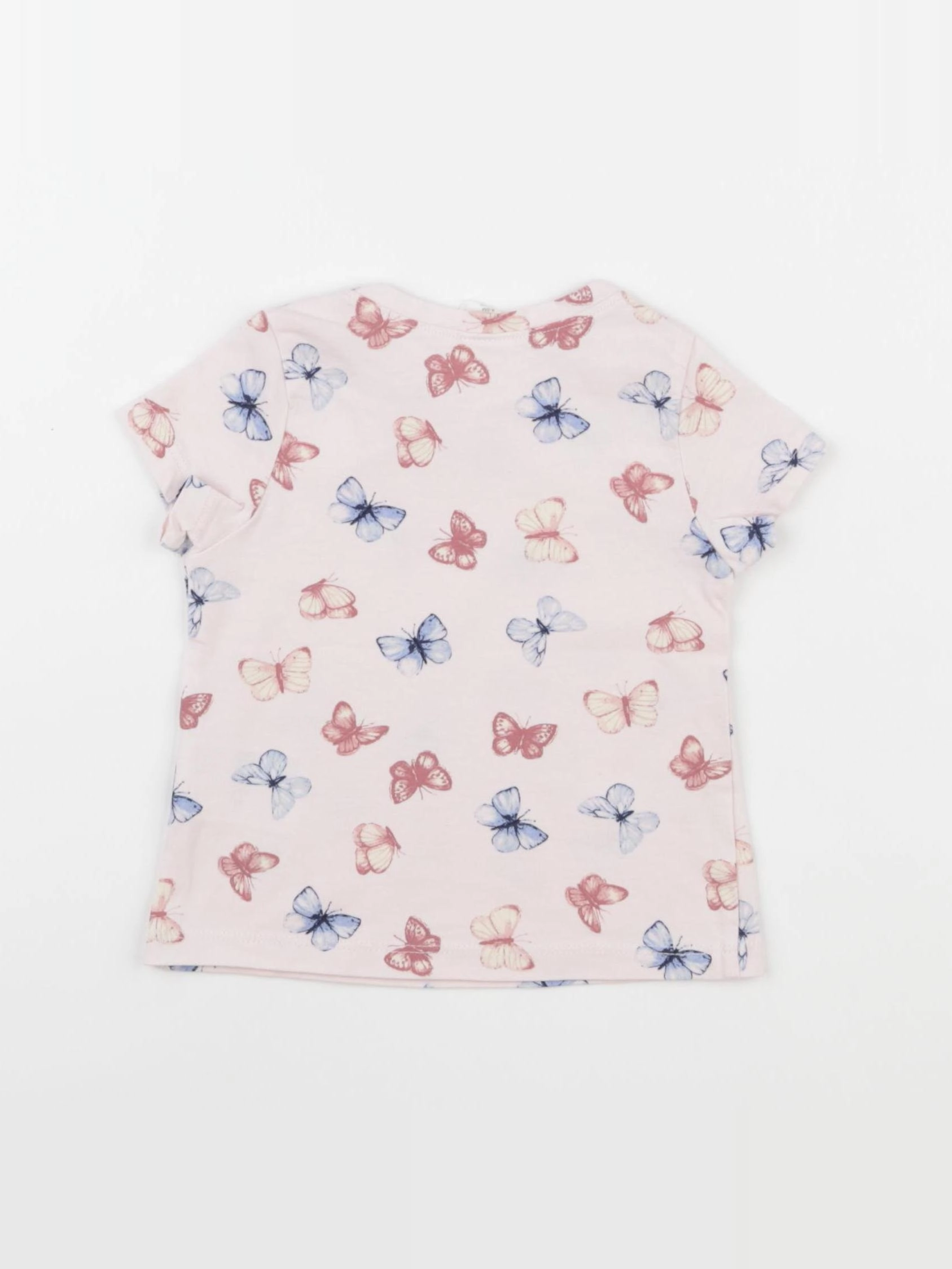 H&M - tee-shirt rose - 3/6 mois