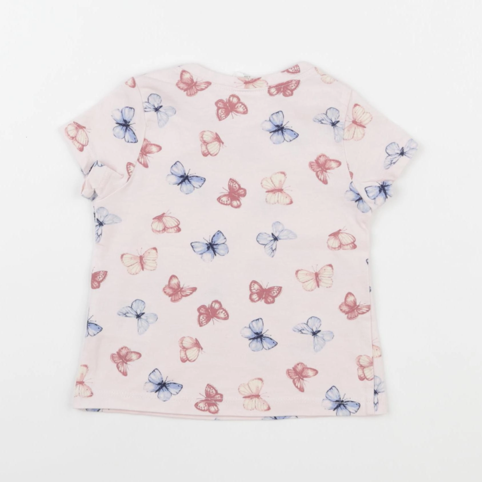 H&M - tee-shirt rose - 3/6 mois