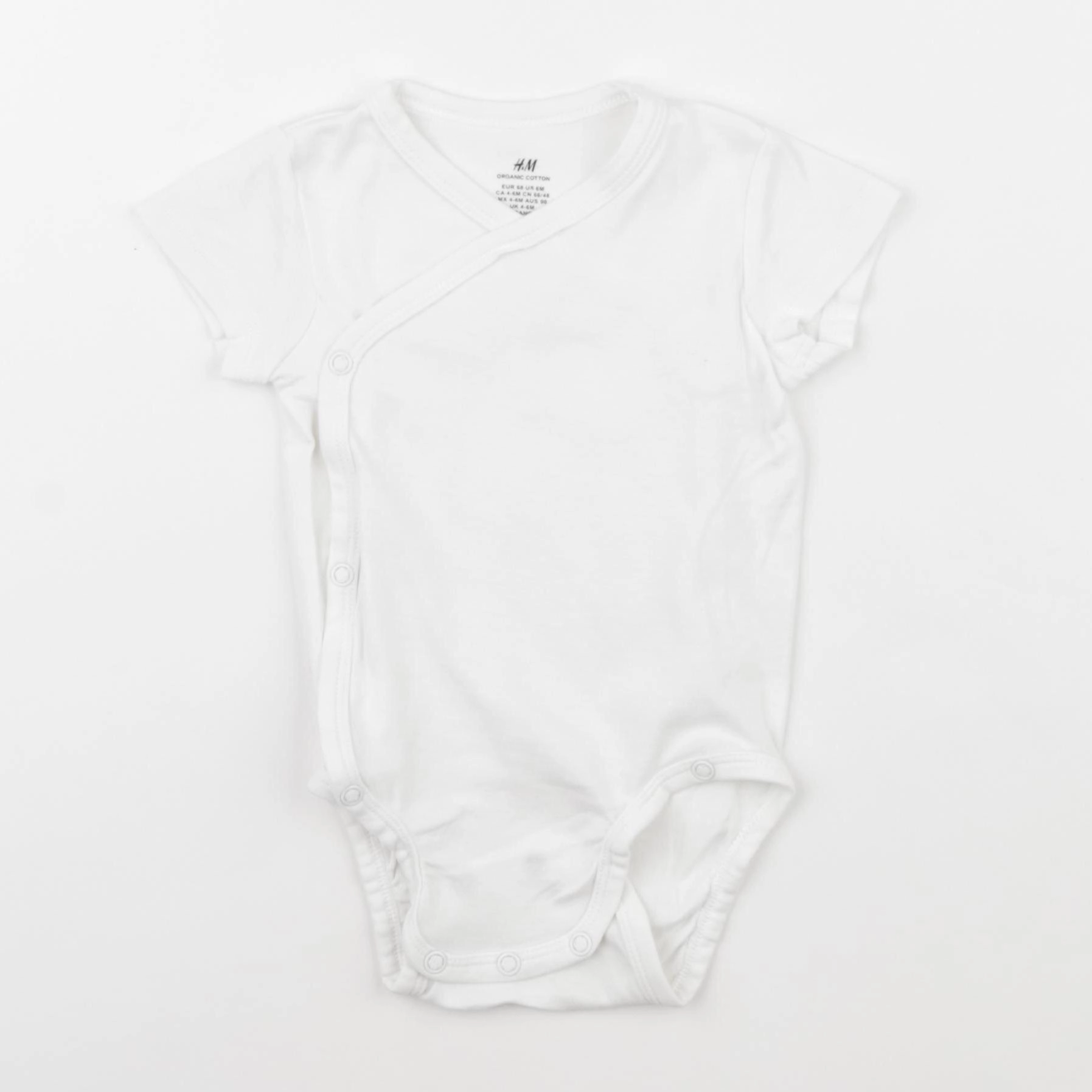 H&M - body blanc - 3/6 mois