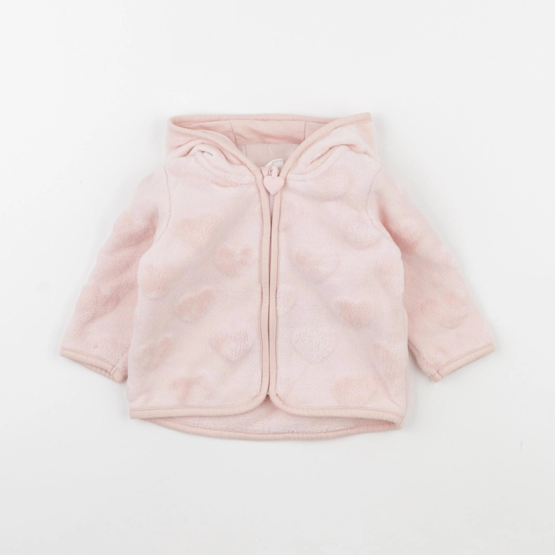 H&M - polaire rose - 1/3 mois
