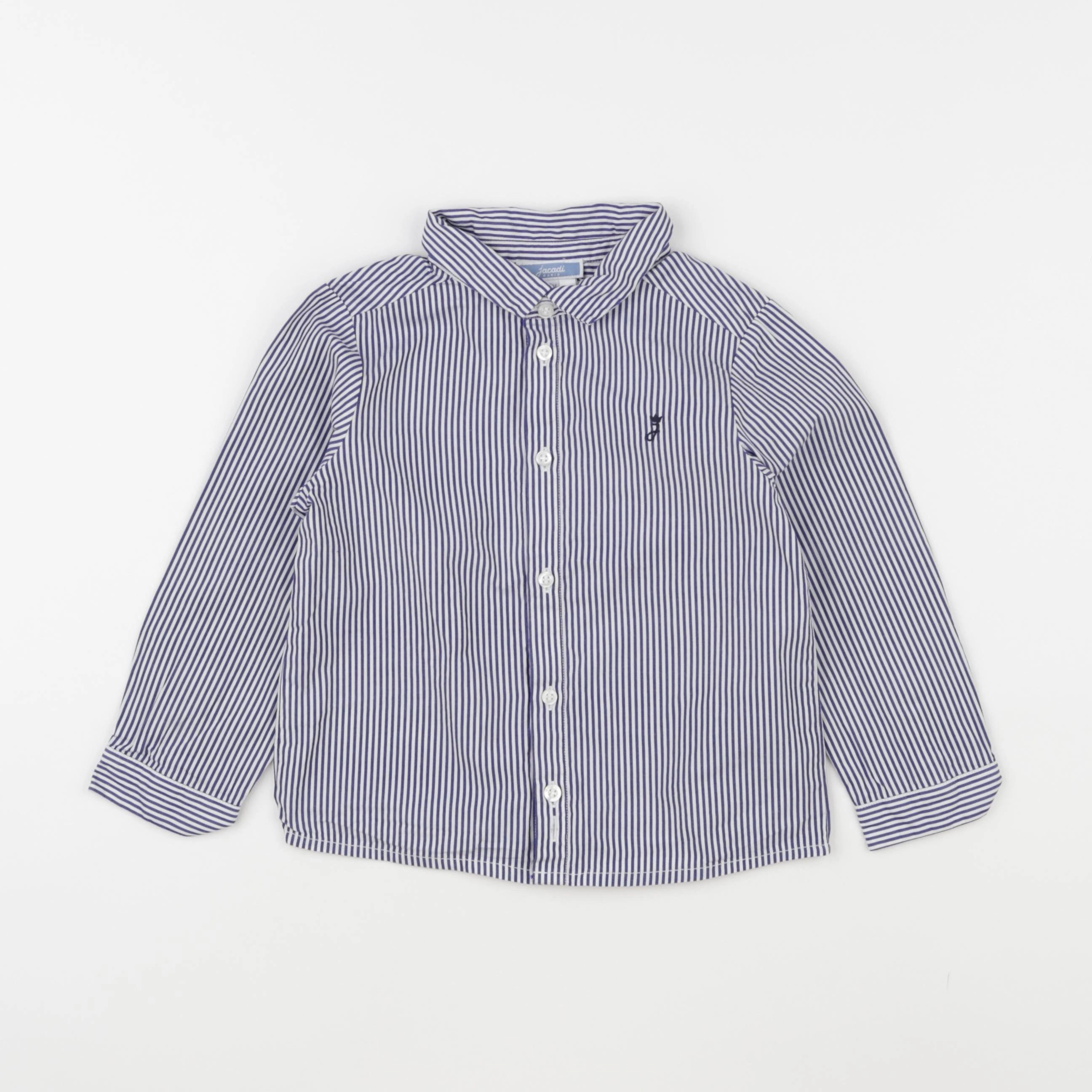 Jacadi - chemise blanc, bleu - 36 mois