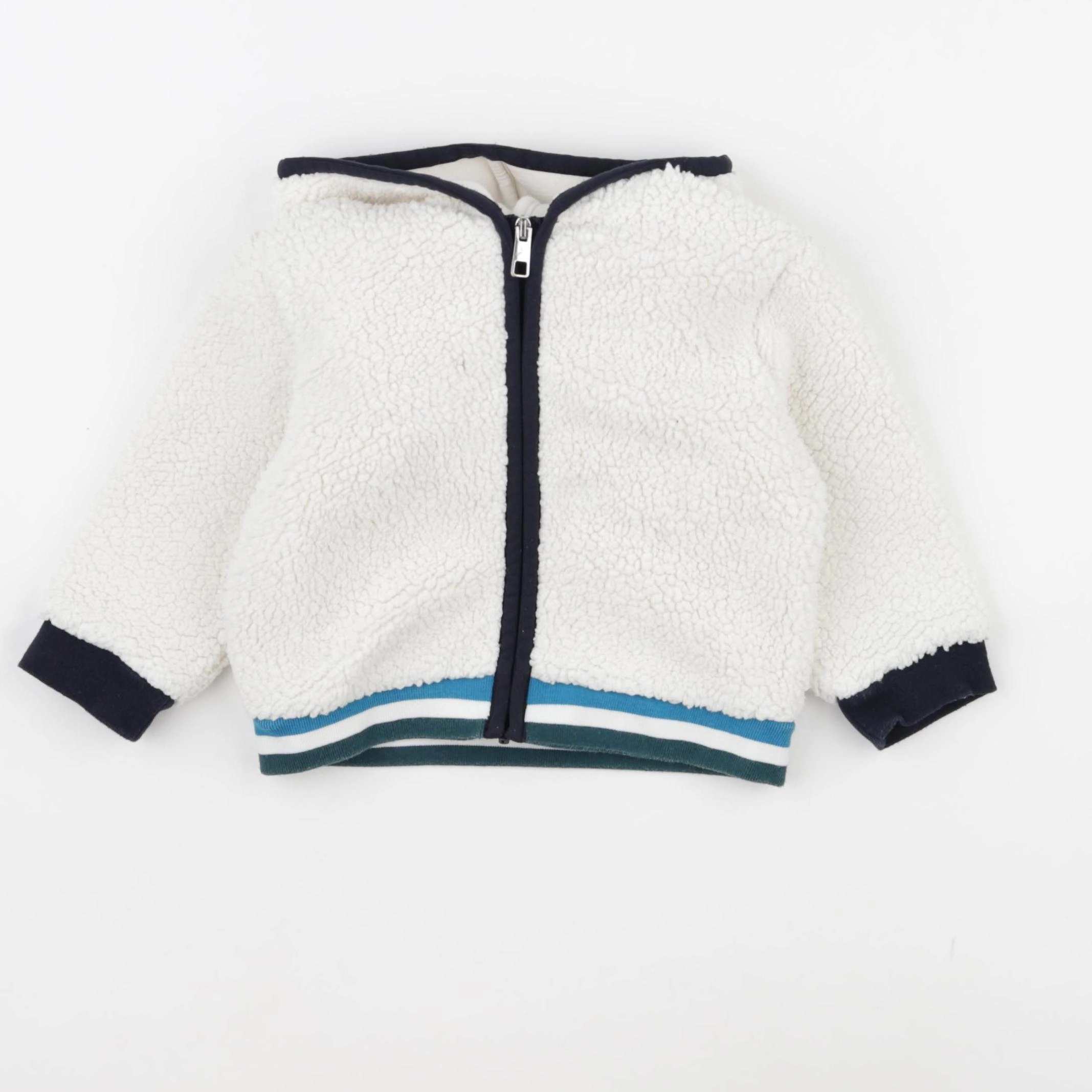 Jacadi - veste blanc - 12 mois