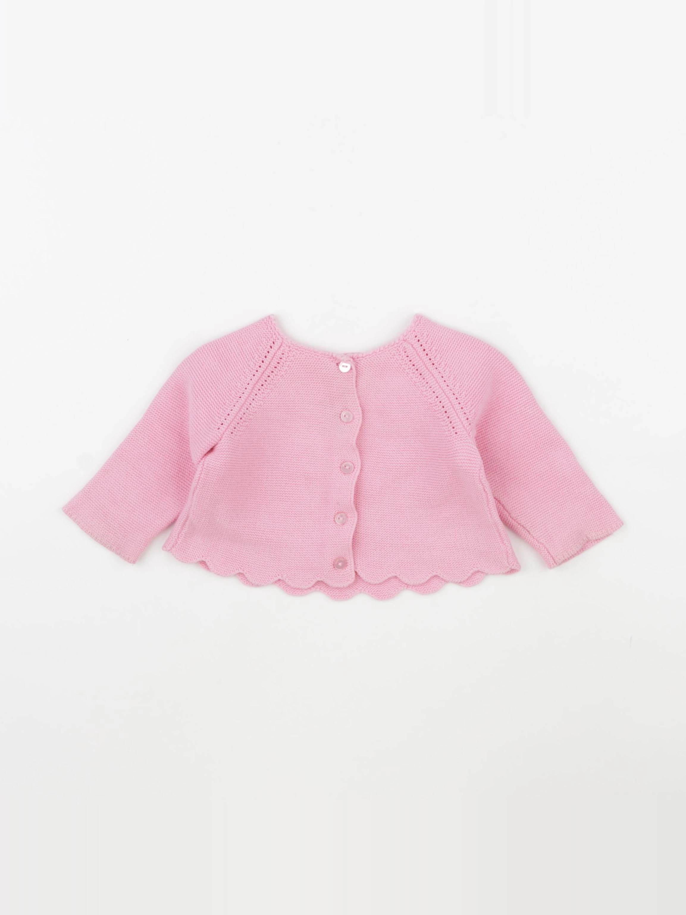 Jacadi - gilet rose - 6 mois