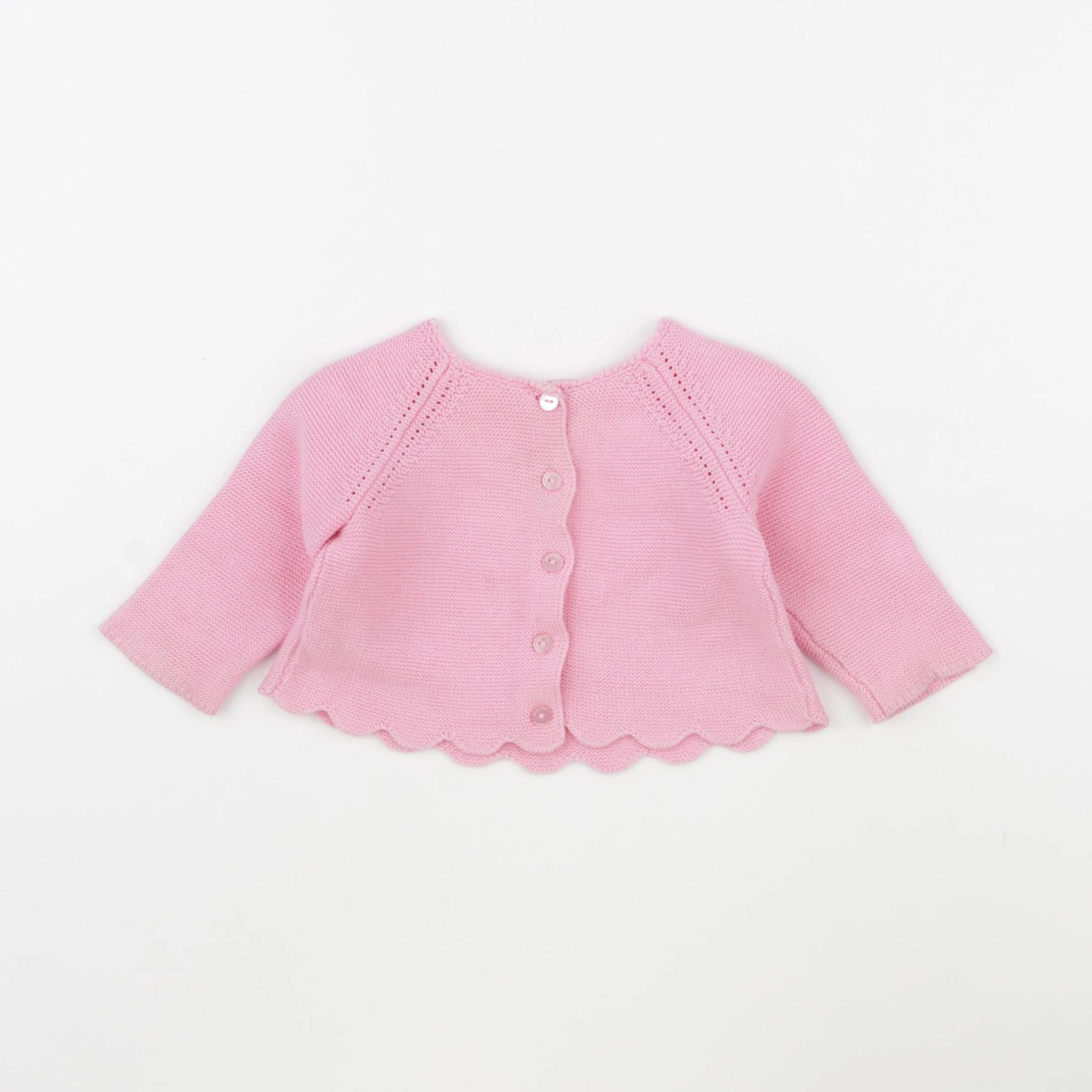 Jacadi - gilet rose - 6 mois