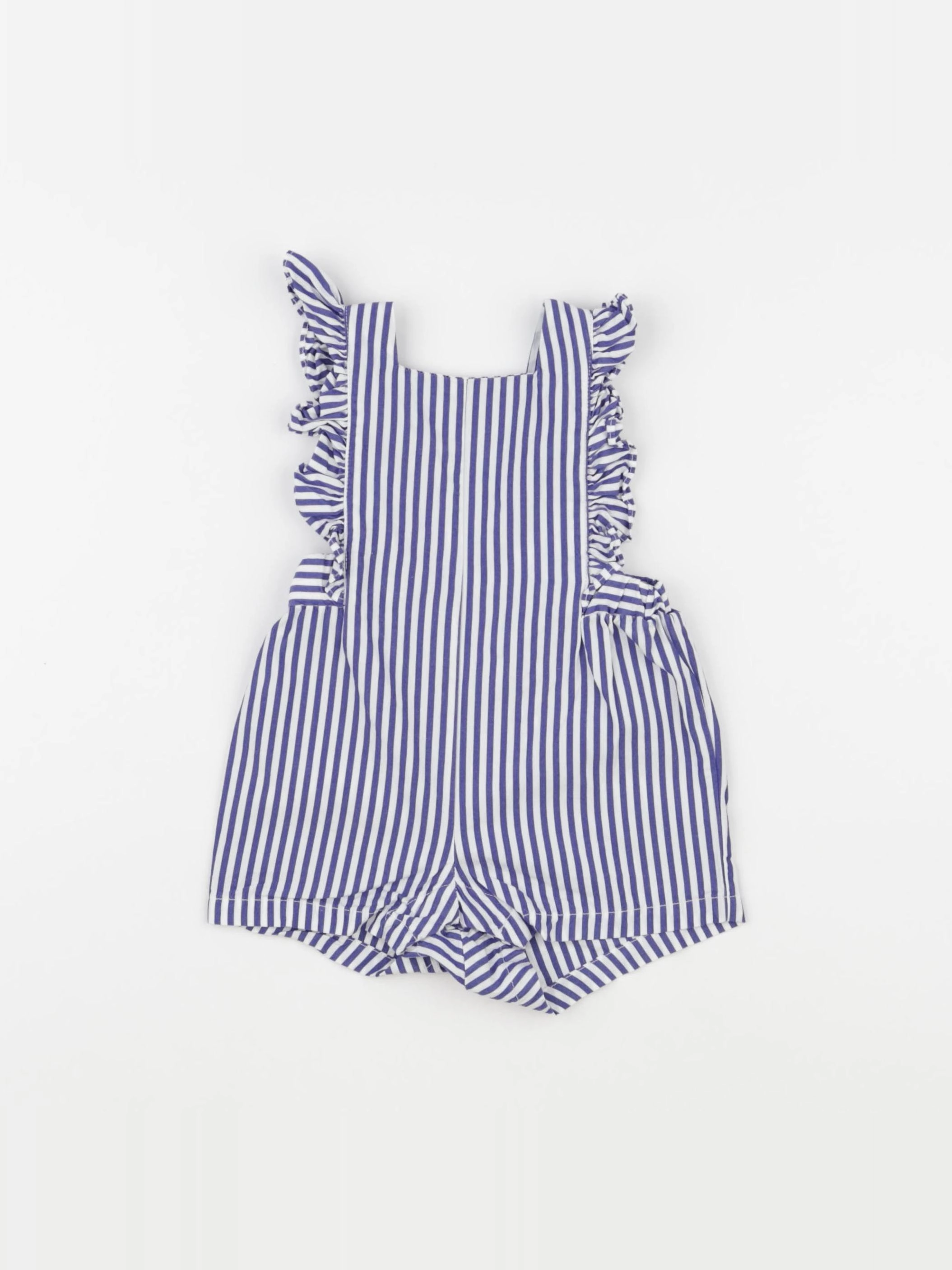Jacadi - combinaison blanc, bleu - 6 mois
