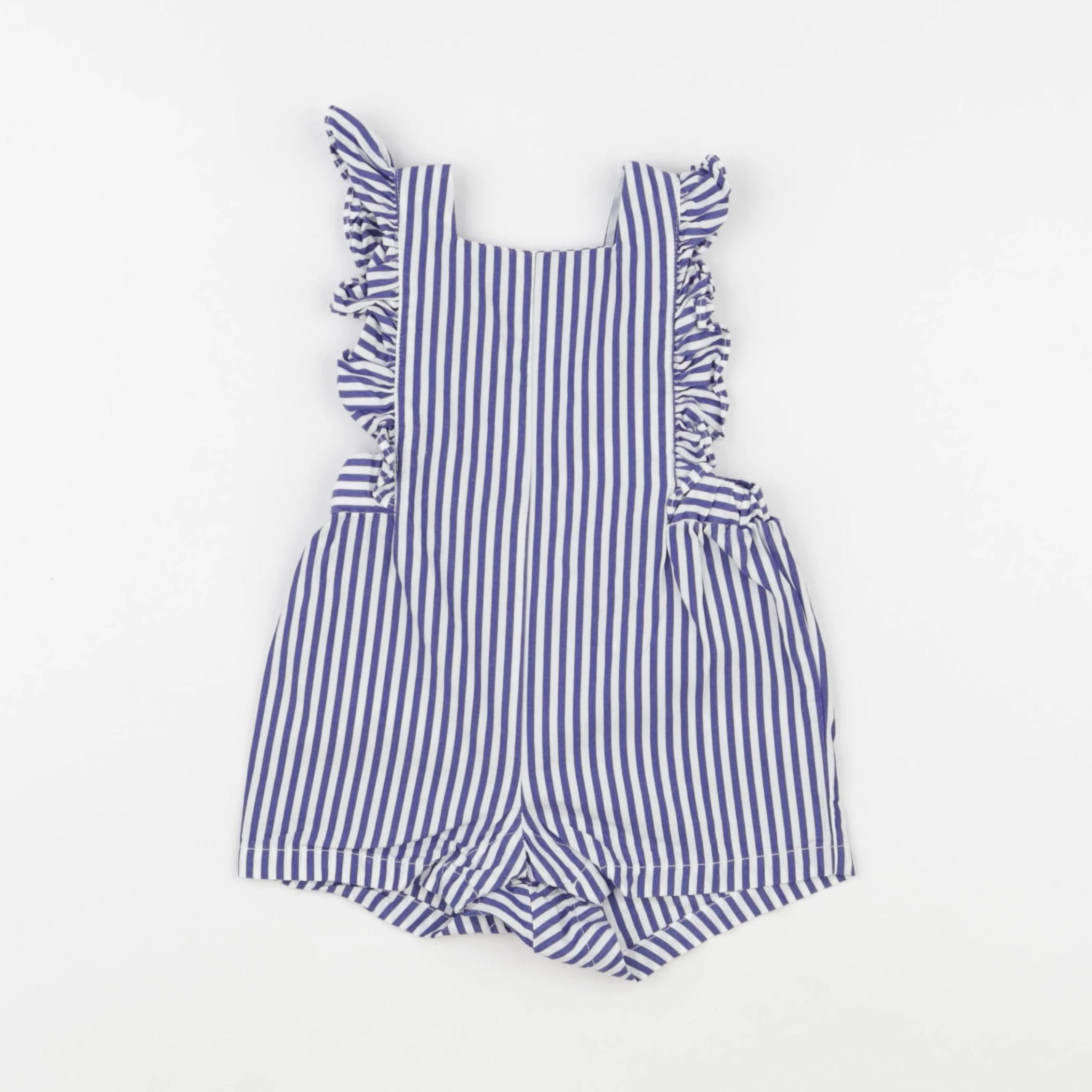 Jacadi - combinaison blanc, bleu - 6 mois