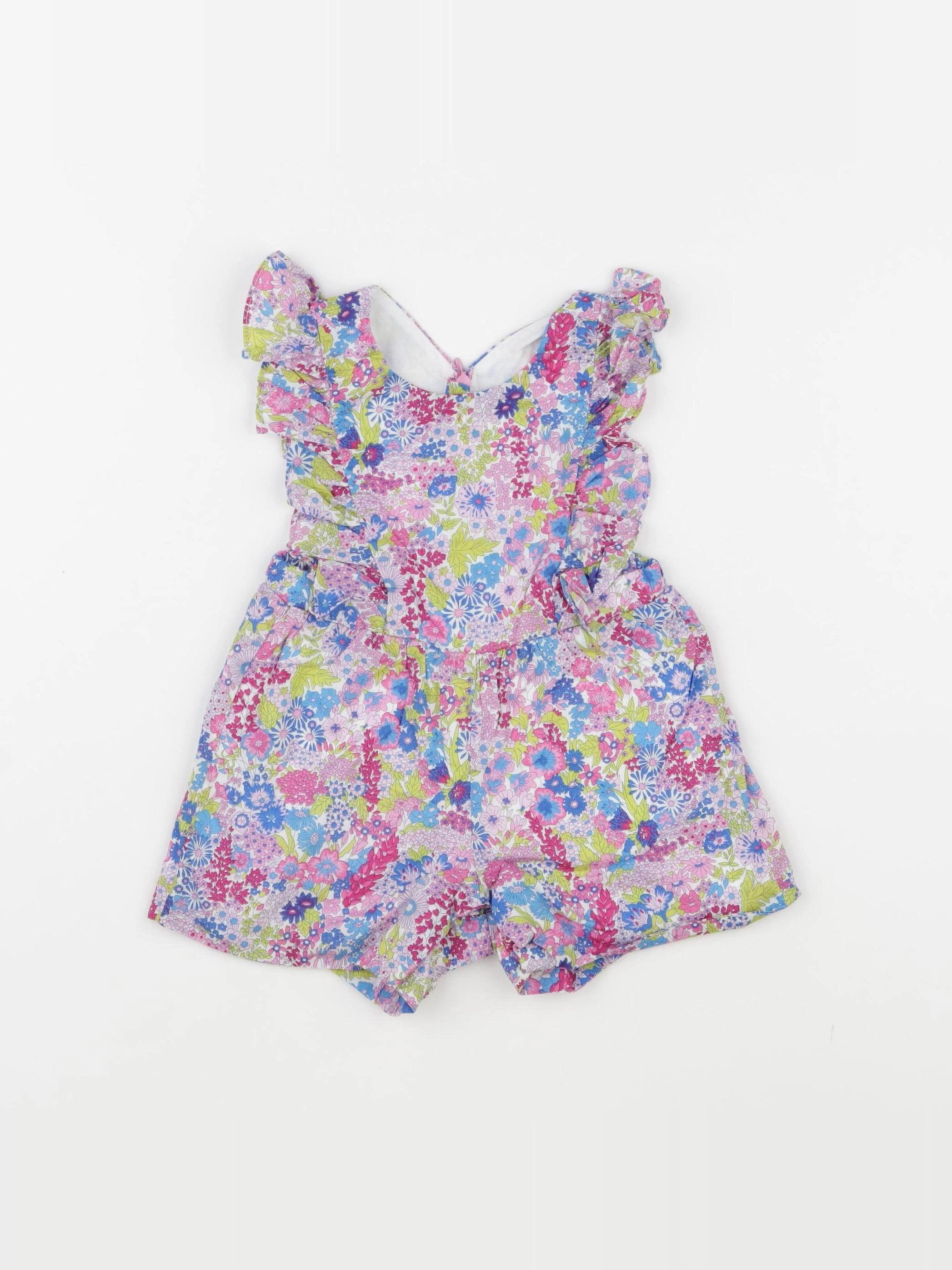 Jacadi - combinaison liberty multicolore - 6 mois