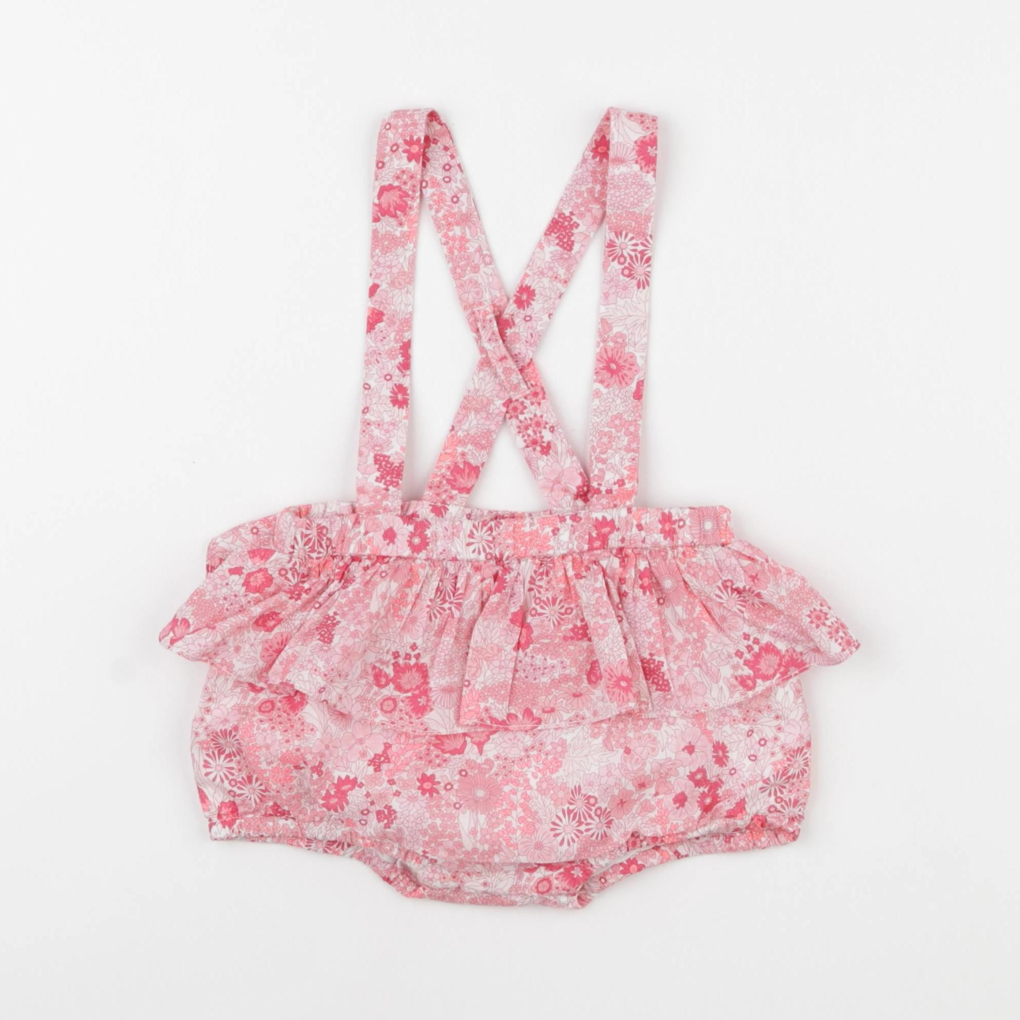 Jacadi - bloomer volants au dos, liberty rose - 18 mois