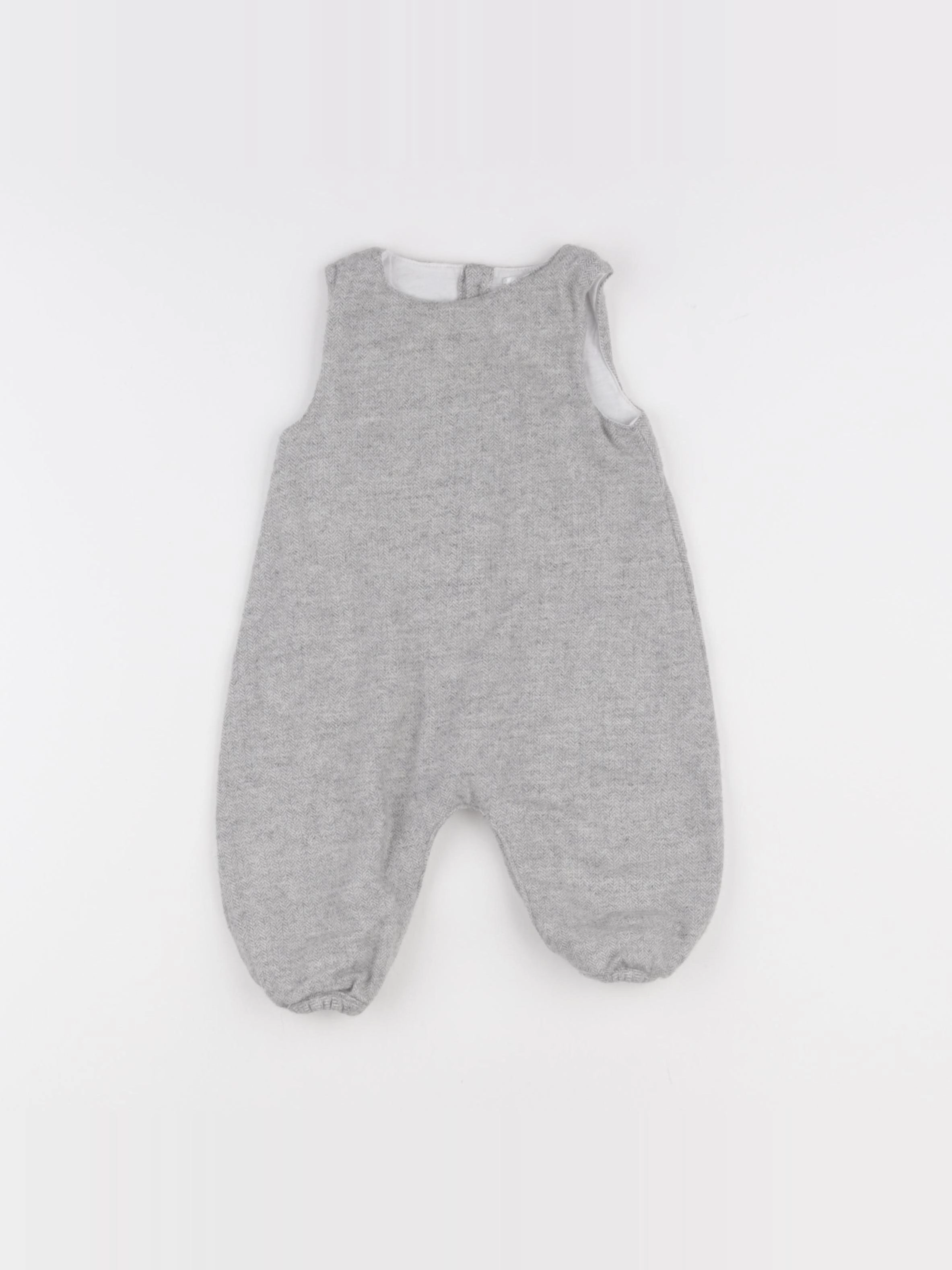 Boutchou - combinaison gris - 6 mois