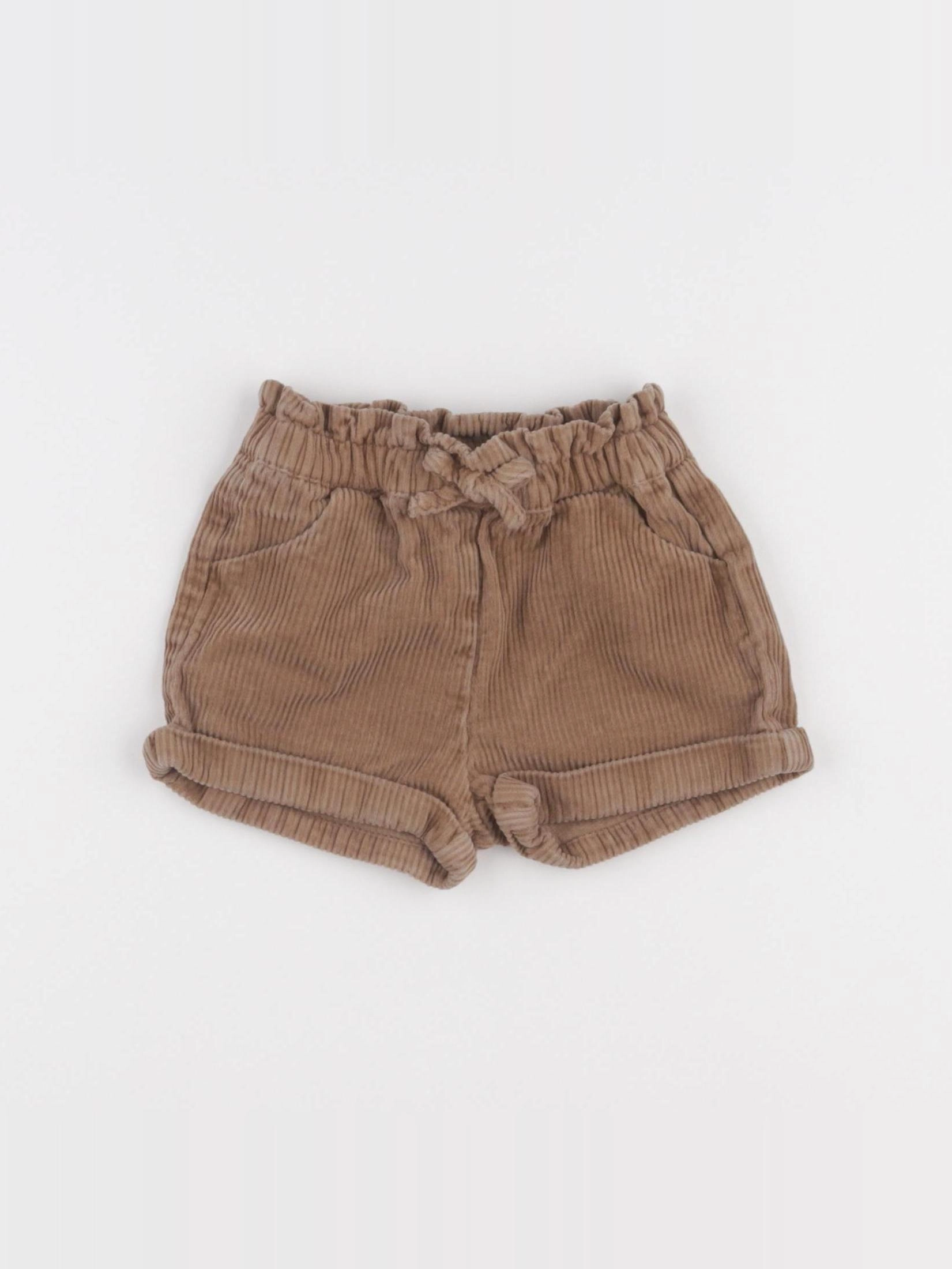 Vertbaudet - short marron - 9 mois