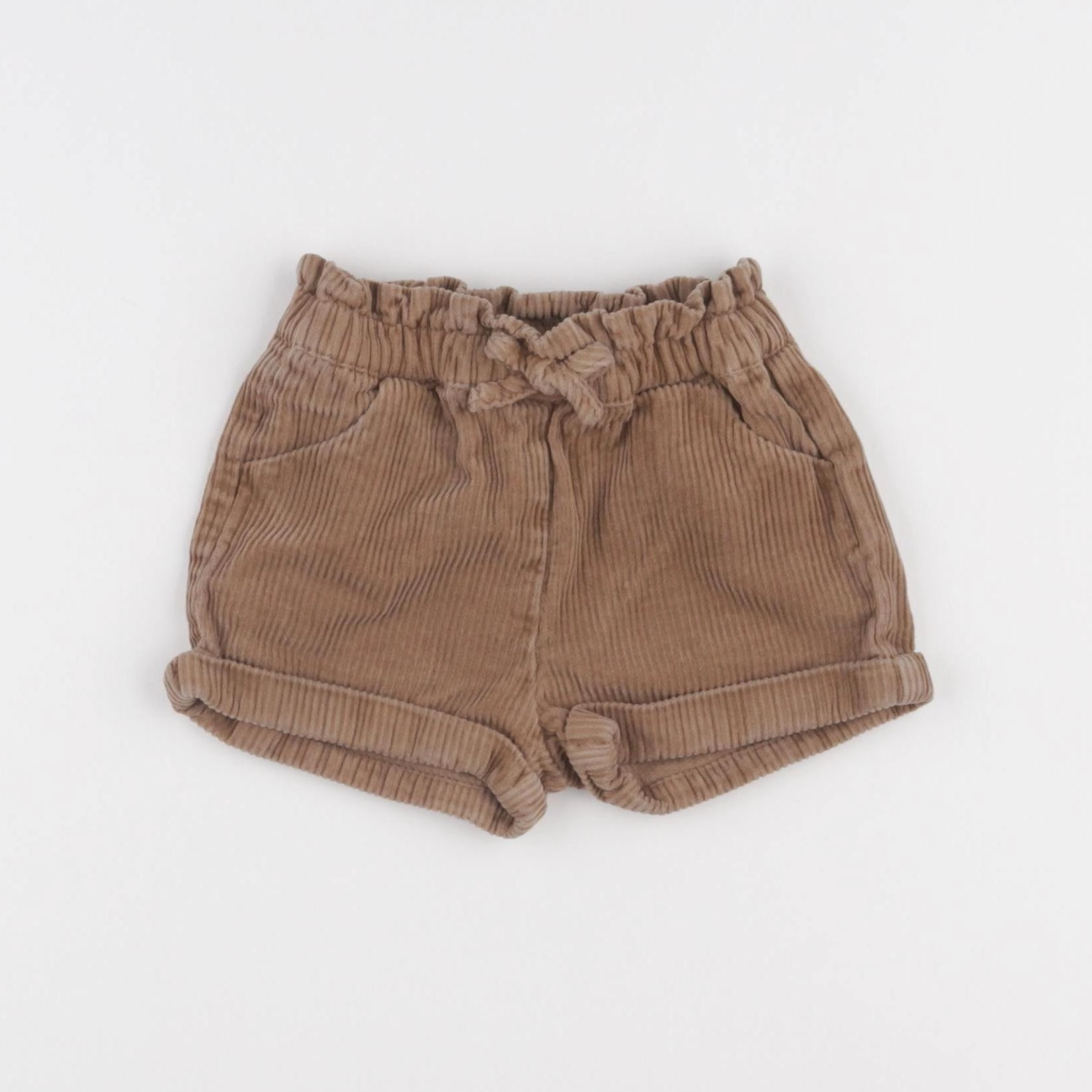 Vertbaudet - short marron - 9 mois