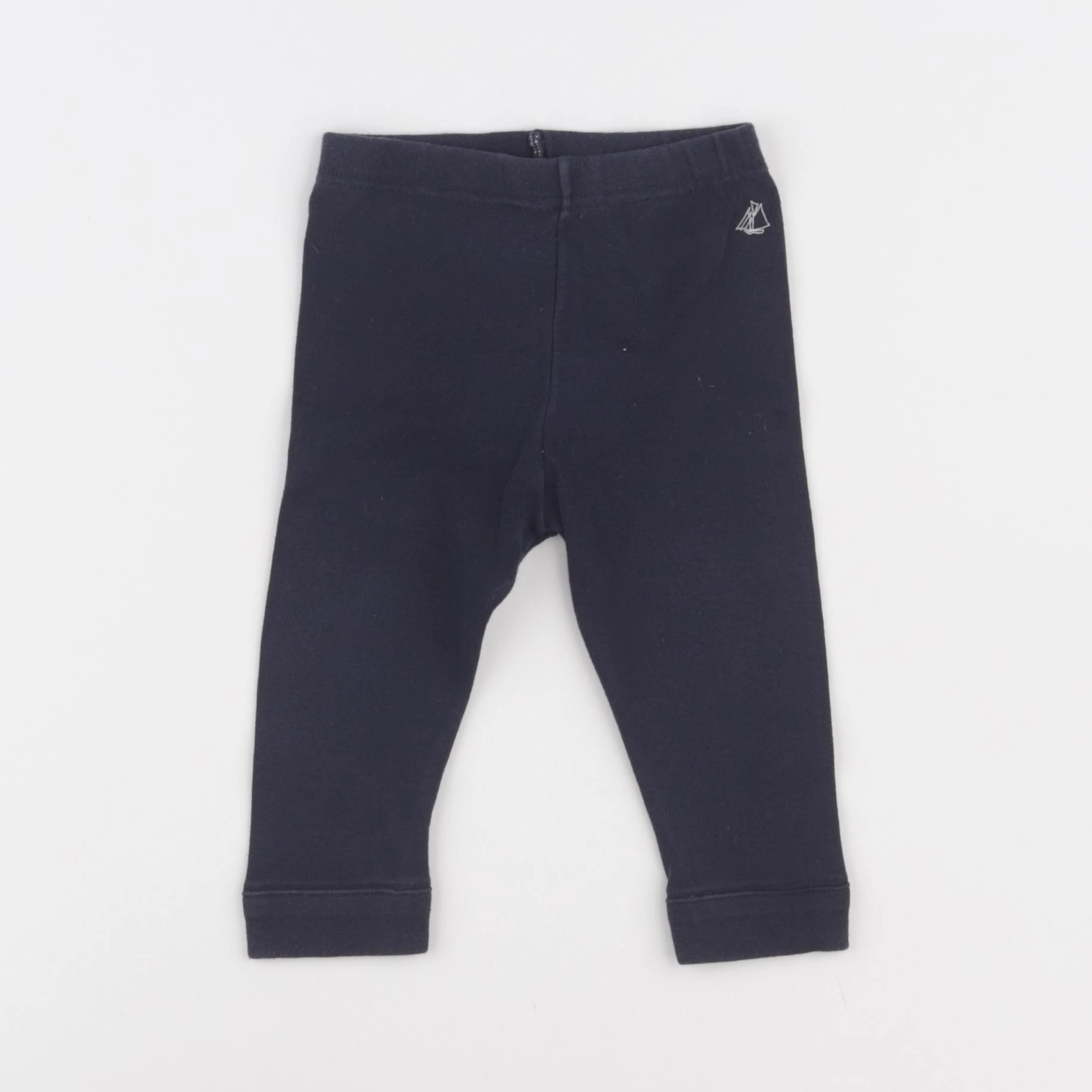 Petit Bateau - legging bleu - 12 mois