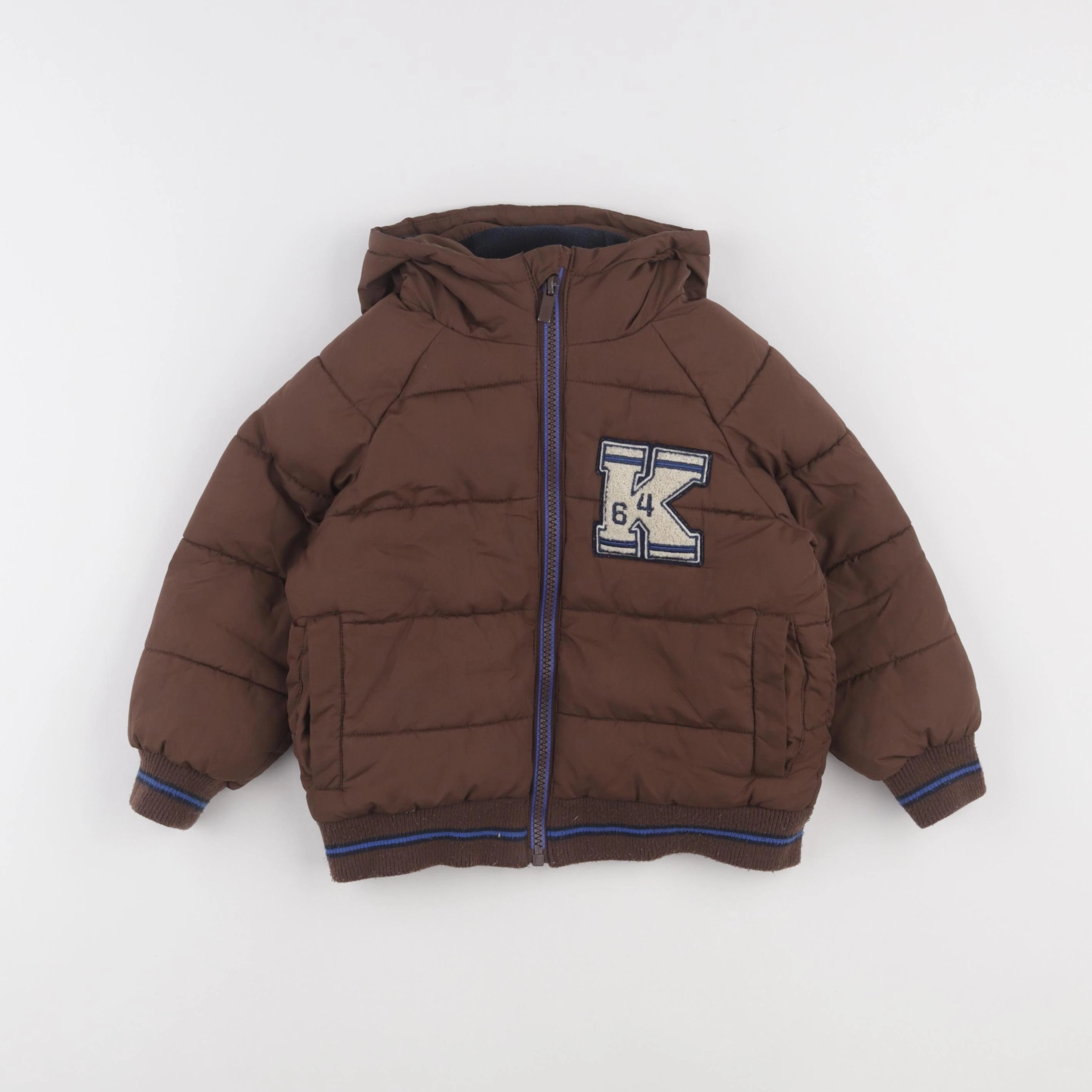 Vertbaudet - doudoune marron - 3 ans