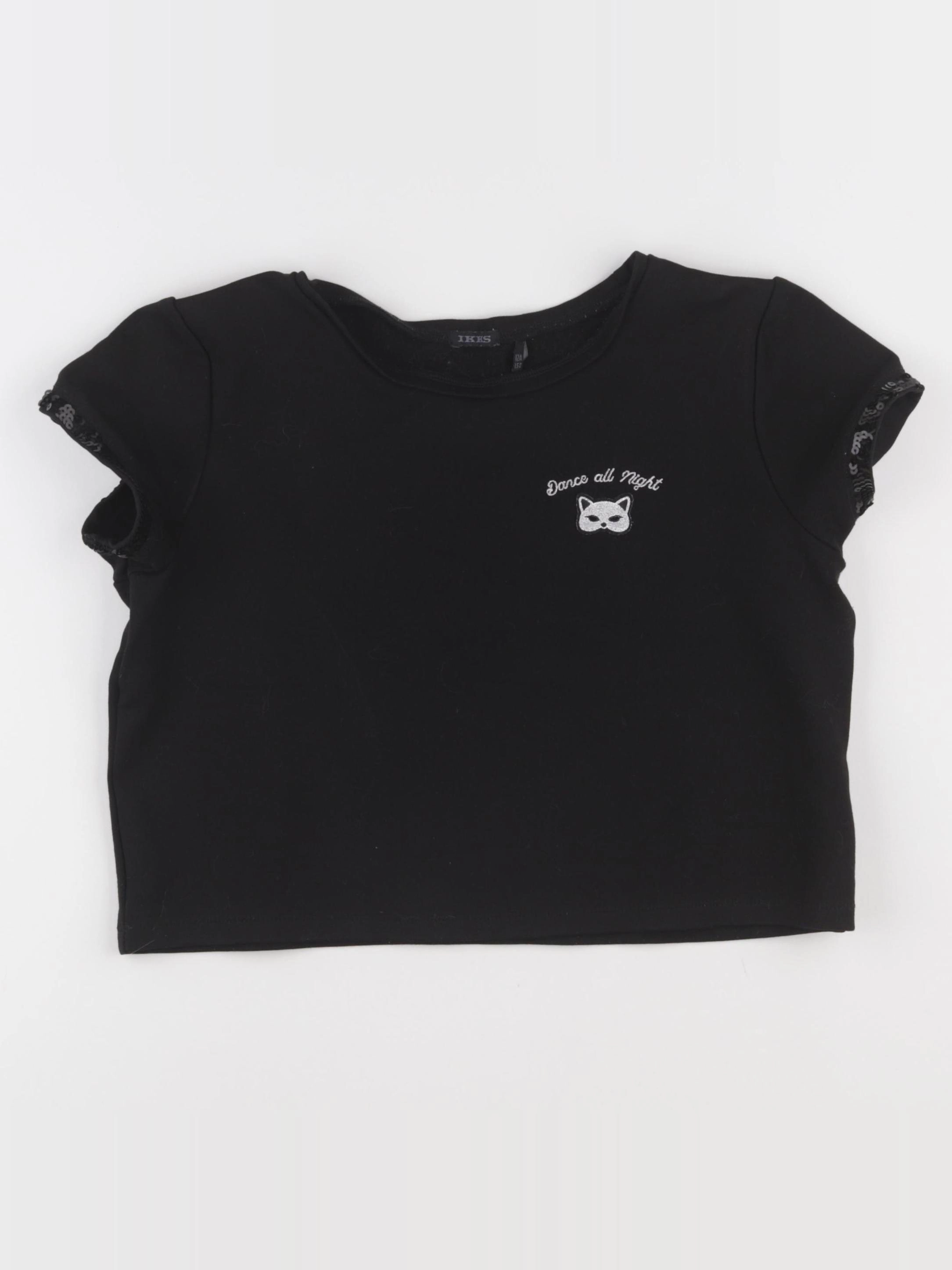 IKKS - sweat noir - 12 ans