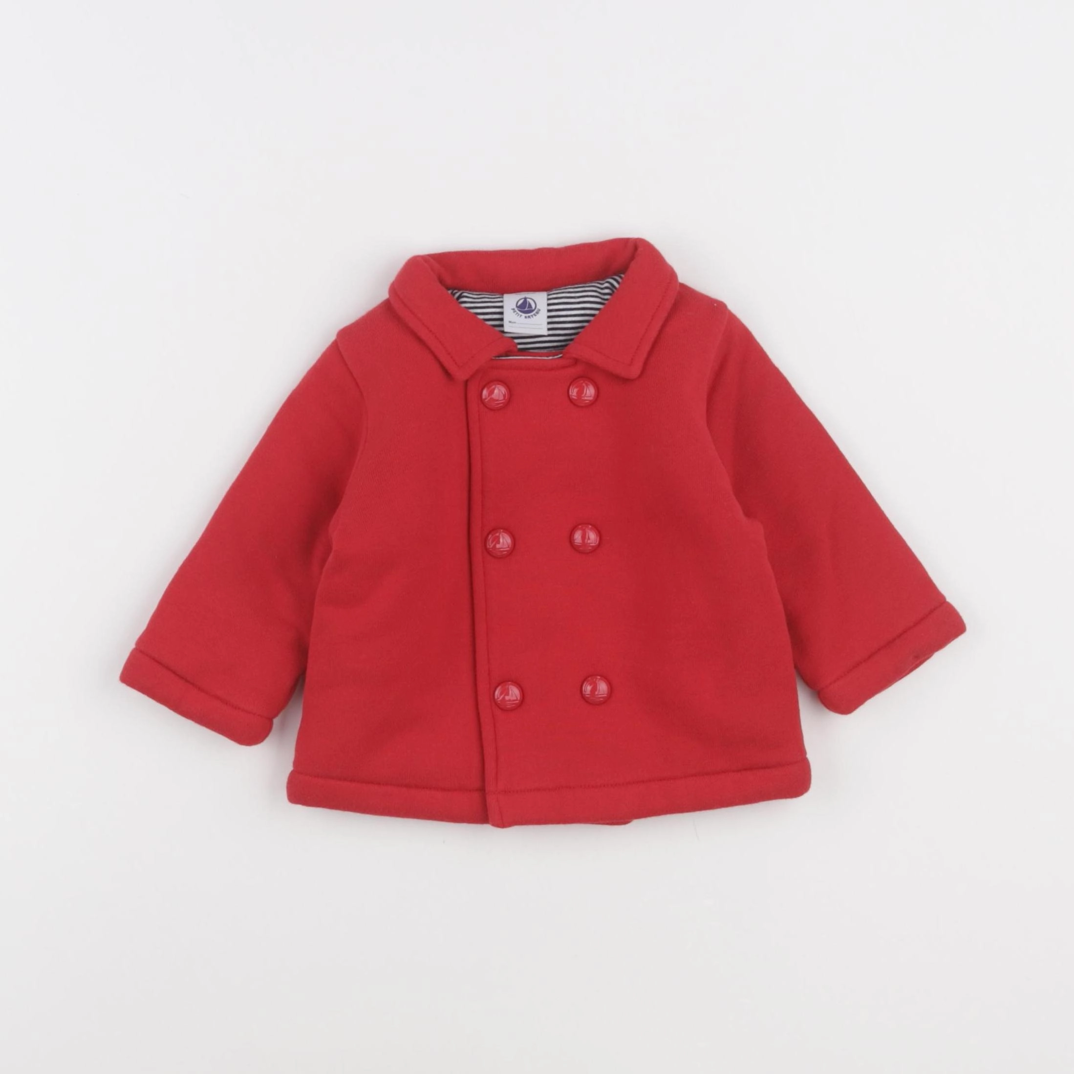 Petit Bateau - veste rouge - 3 mois