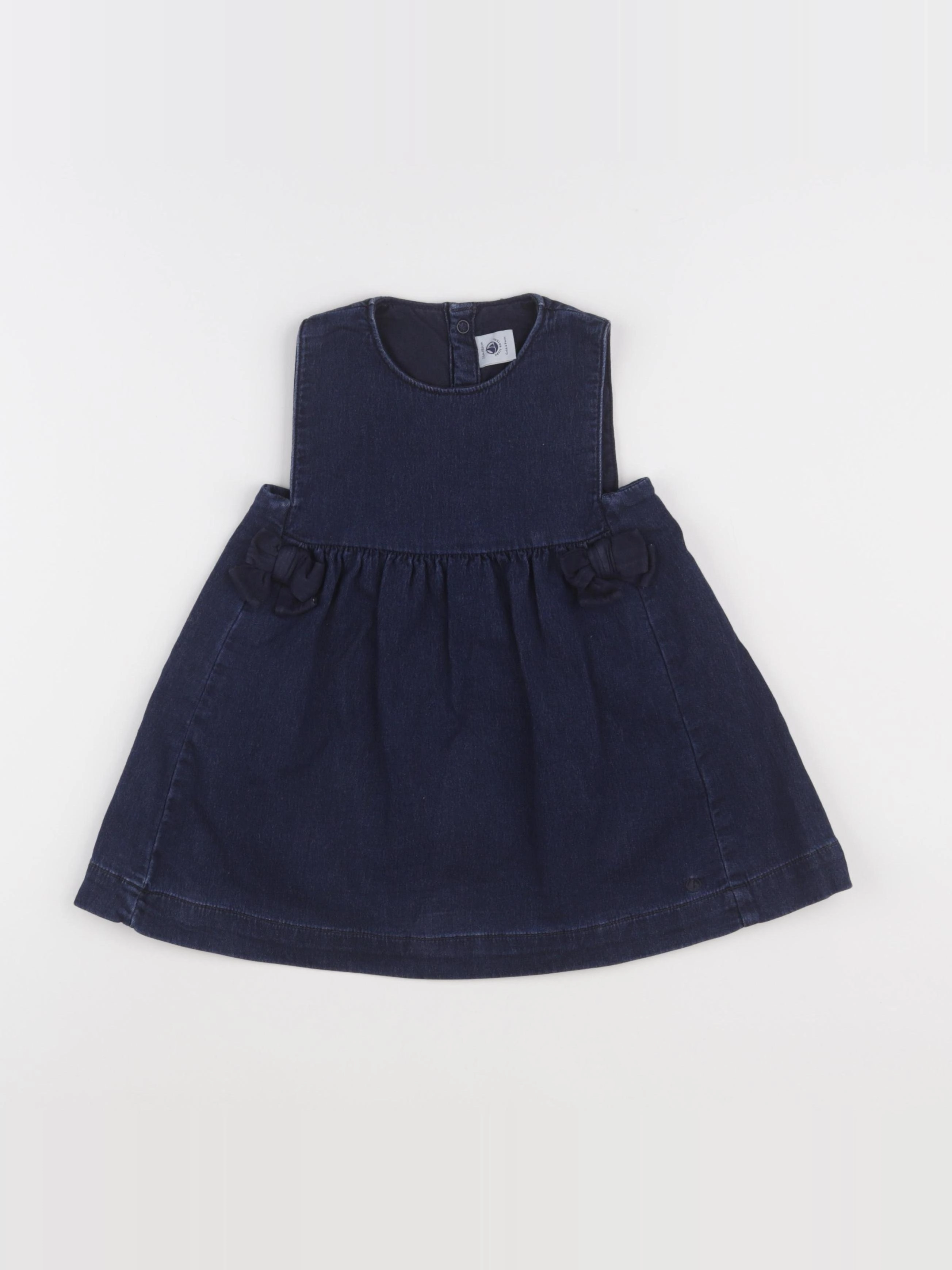 Petit Bateau - robe bleu - 24 mois