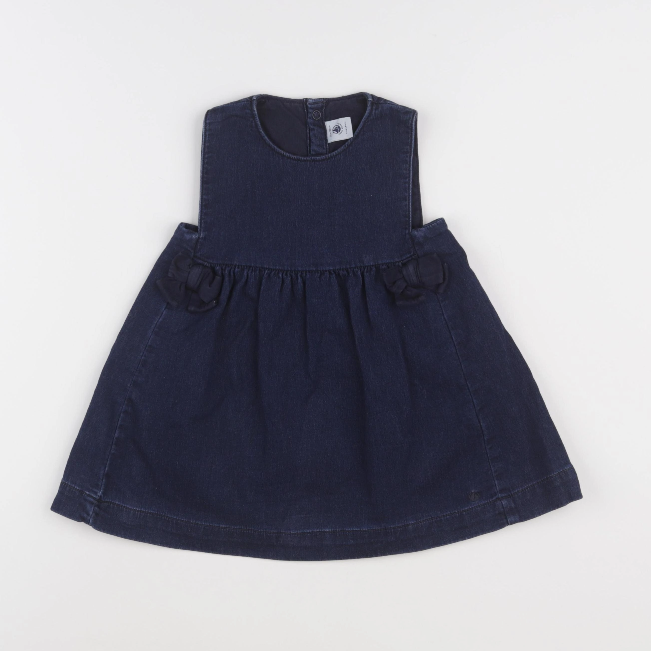Petit Bateau - robe bleu - 24 mois
