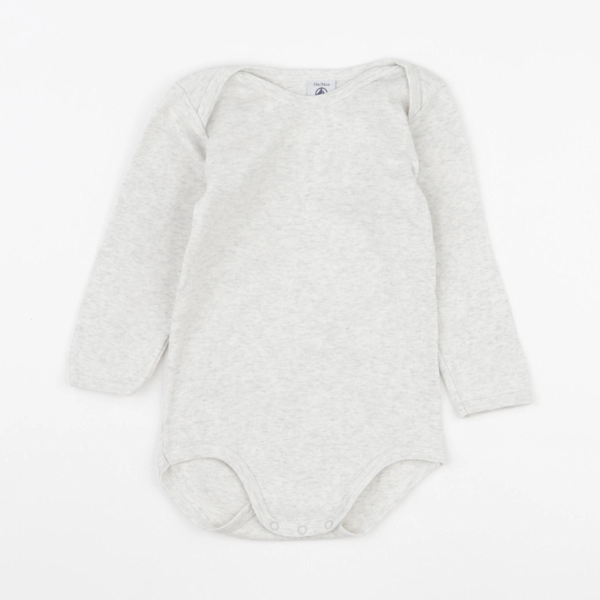 Petit Bateau - body beige - 24 mois